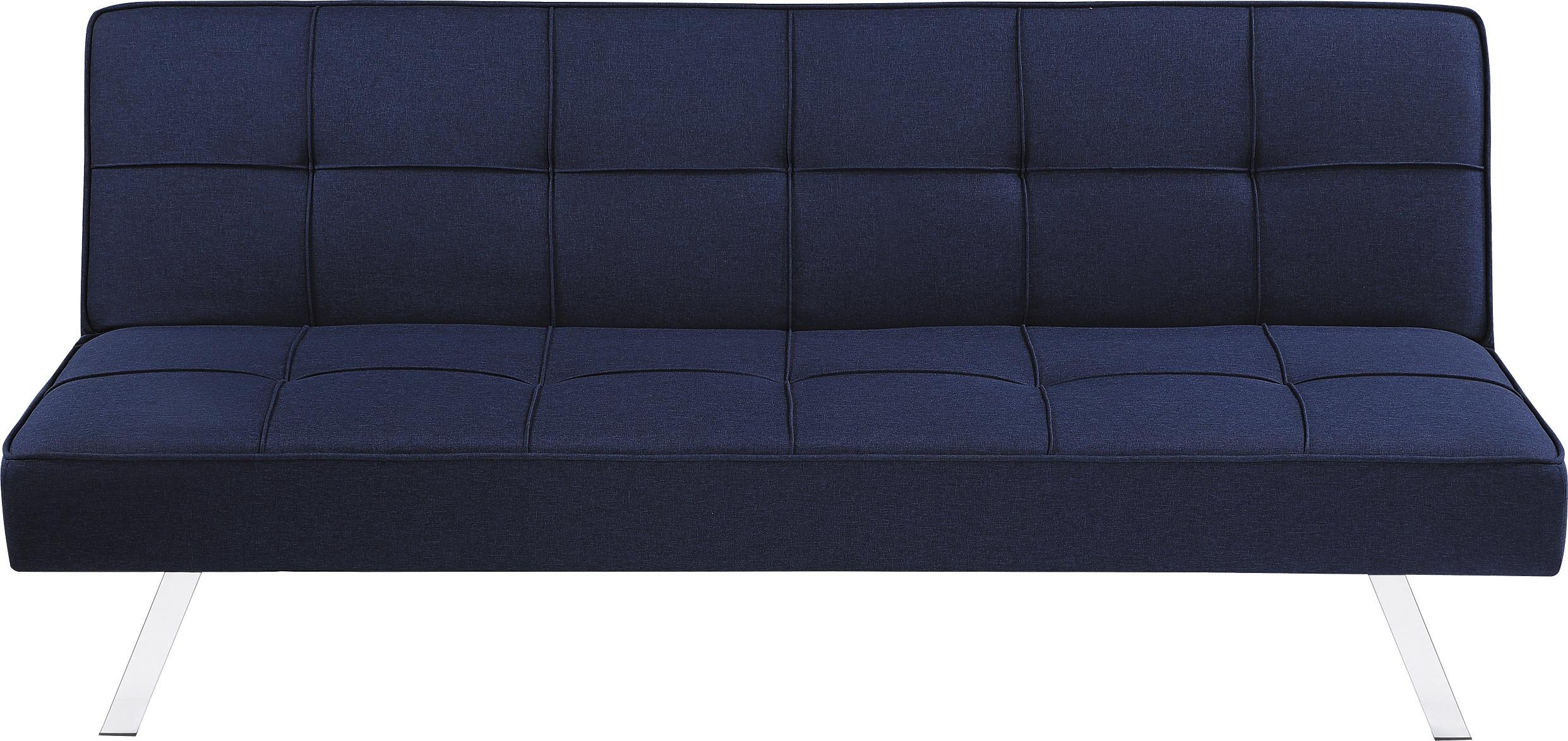 

    
Modern Blue Linen-like Fabric Sofa Bed Coaster 360282 Joel

