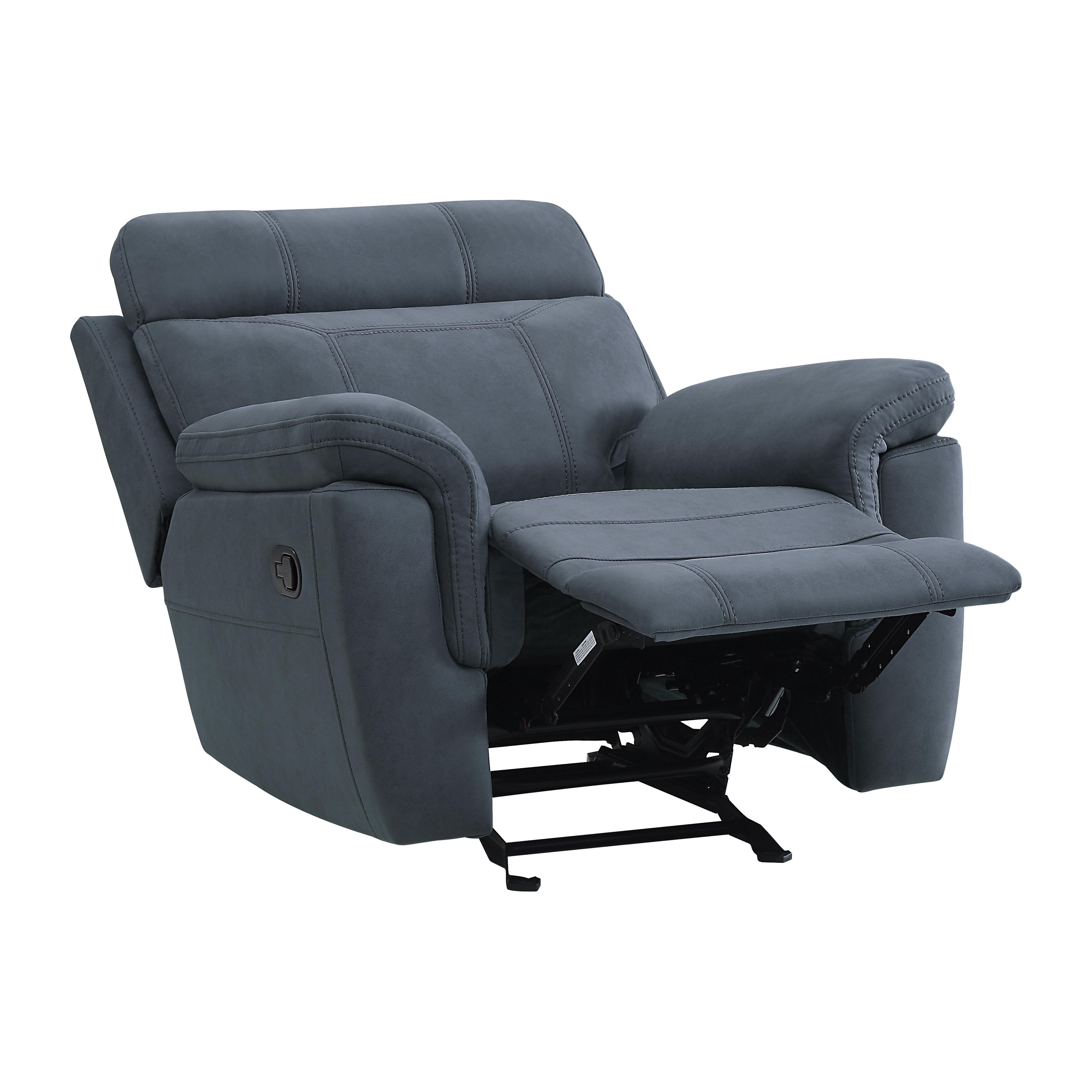 

    
Homelegance 9301BUE-1 Clifton Reclining Chair Blue 9301BUE-1
