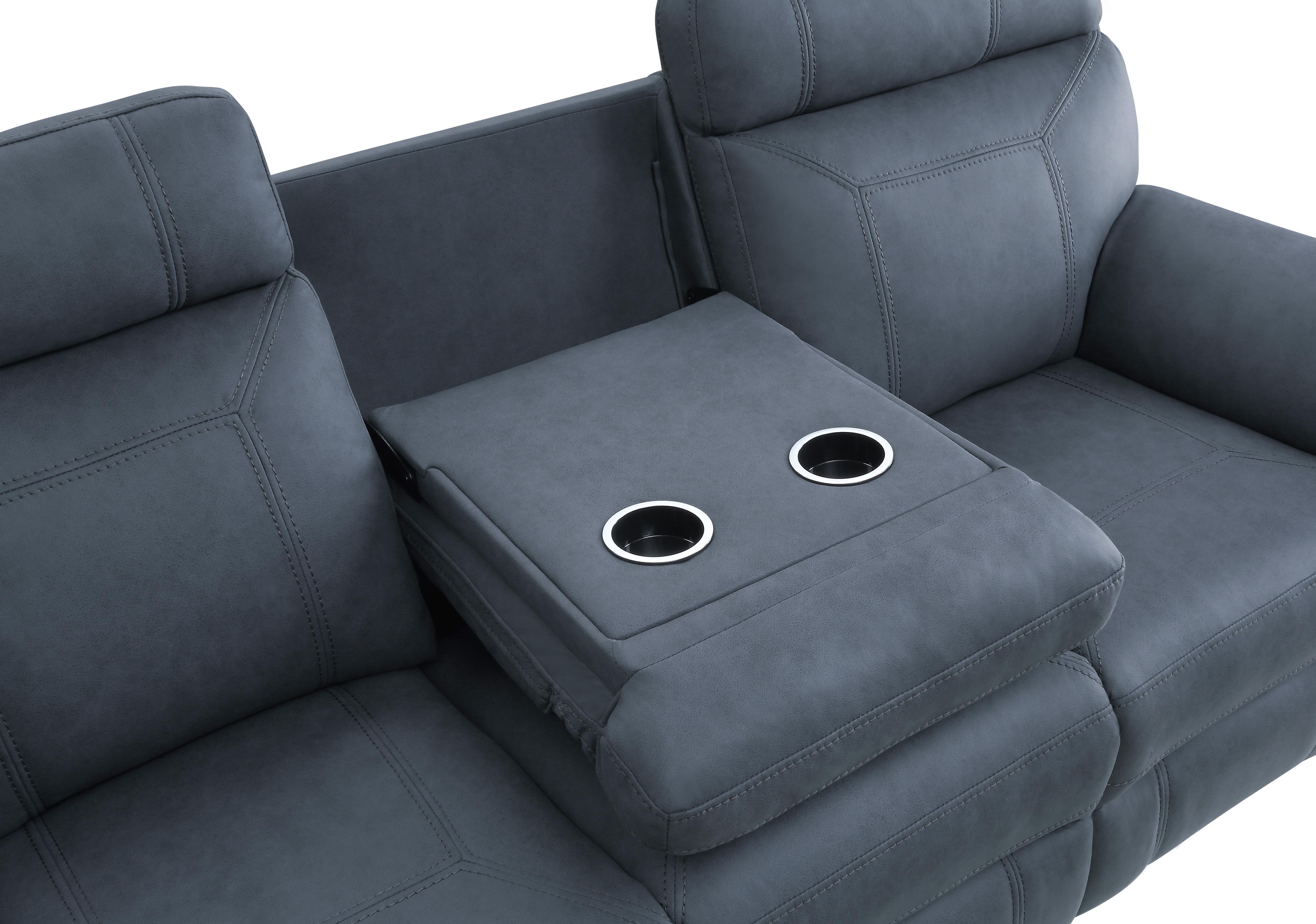 

    
9301BUE-3 Homelegance Reclining Sofa
