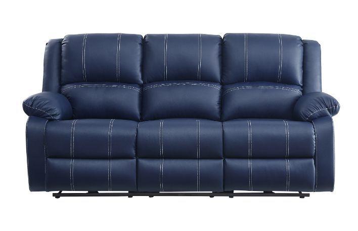 

    
Acme Furniture Zuriel Sofa Blue 54615
