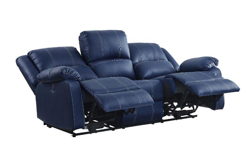 

    
Modern Blue Sofa by Acme Zuriel 54615
