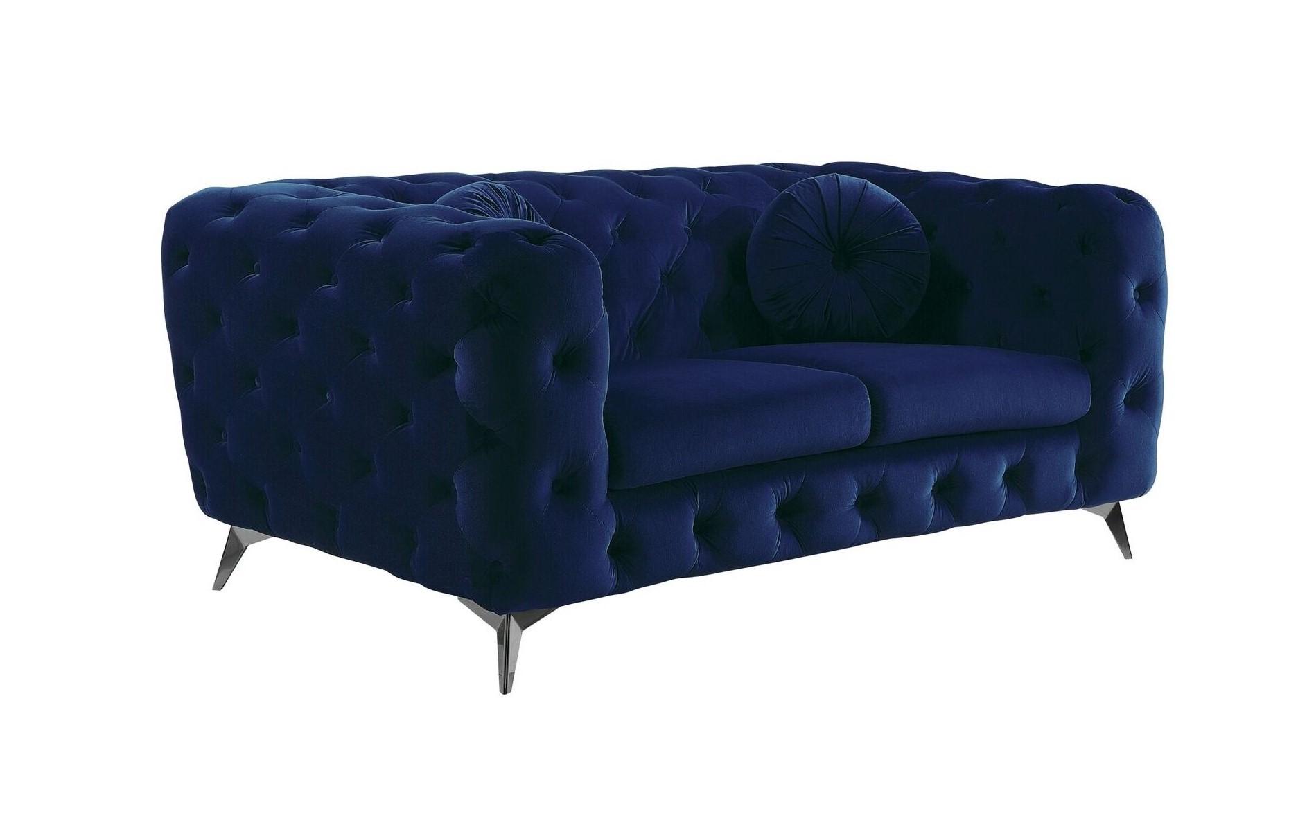 

    
Acme Furniture Atronia Sofa and Loveseat Set Blue 54900-2pcs
