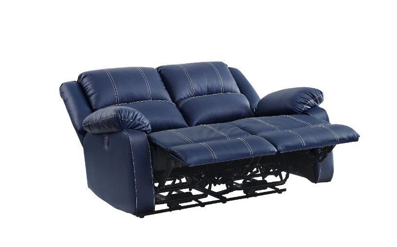 

    
Acme Furniture Zuriel Sofa and Loveseat Blue 54615-2pcs
