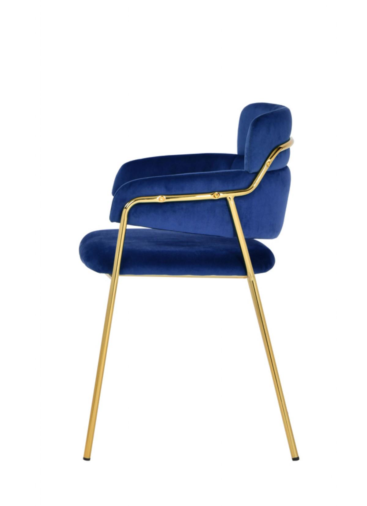 

                    
VIG Furniture TESSA DINING CHAIR SET OF 2 DK BLUE G062-49/GOLD Dining Chair Set Blue Velvet Purchase 
