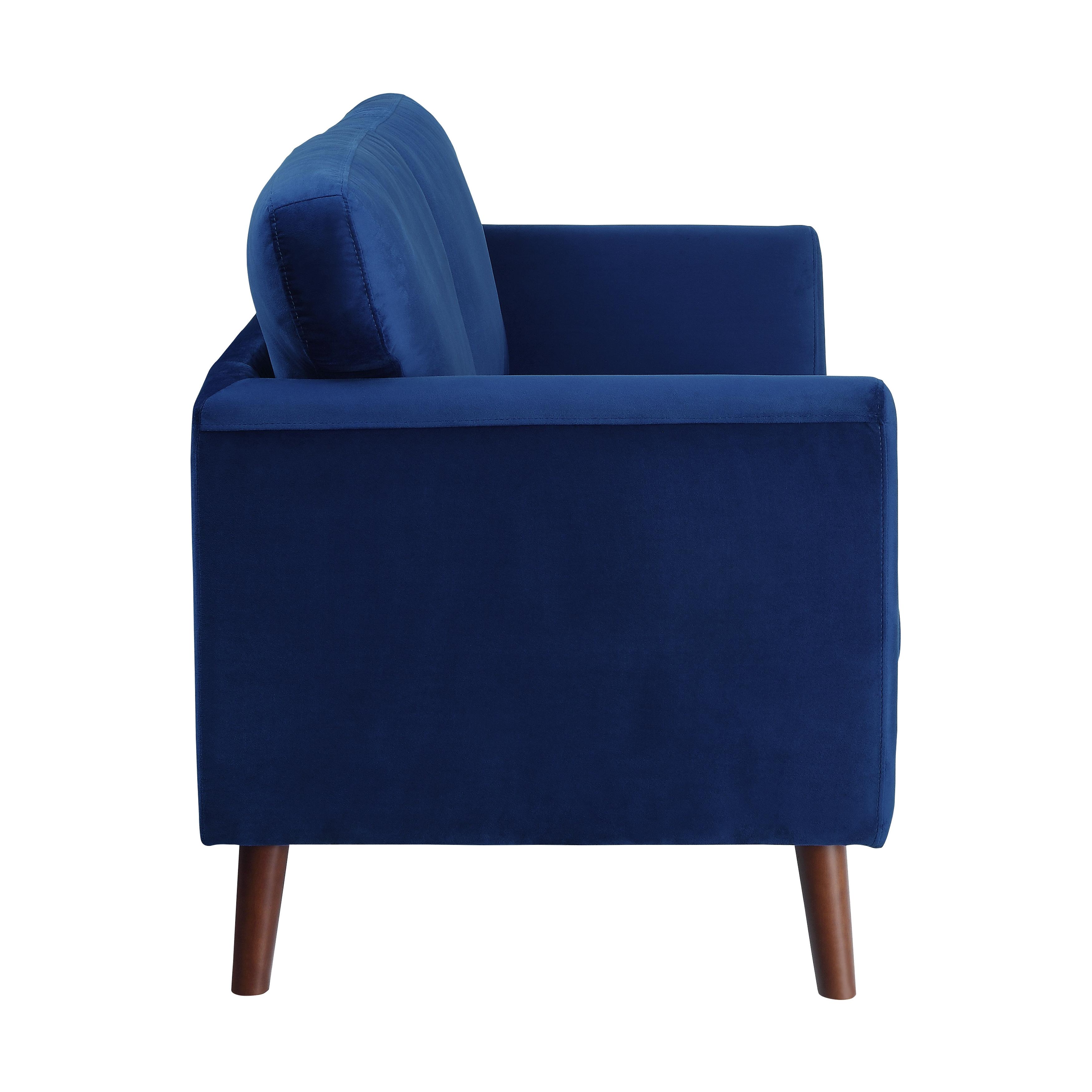 

                    
Buy Modern Blue Velvet Living Room Set 2pcs Homelegance 9338BU Tolley
