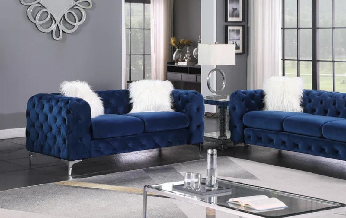 

    
McFerran Furniture SF1818 Living Room Set 2PCS SF1818-S-2PCS Living Room Set Blue SF1818-S-2PCS
