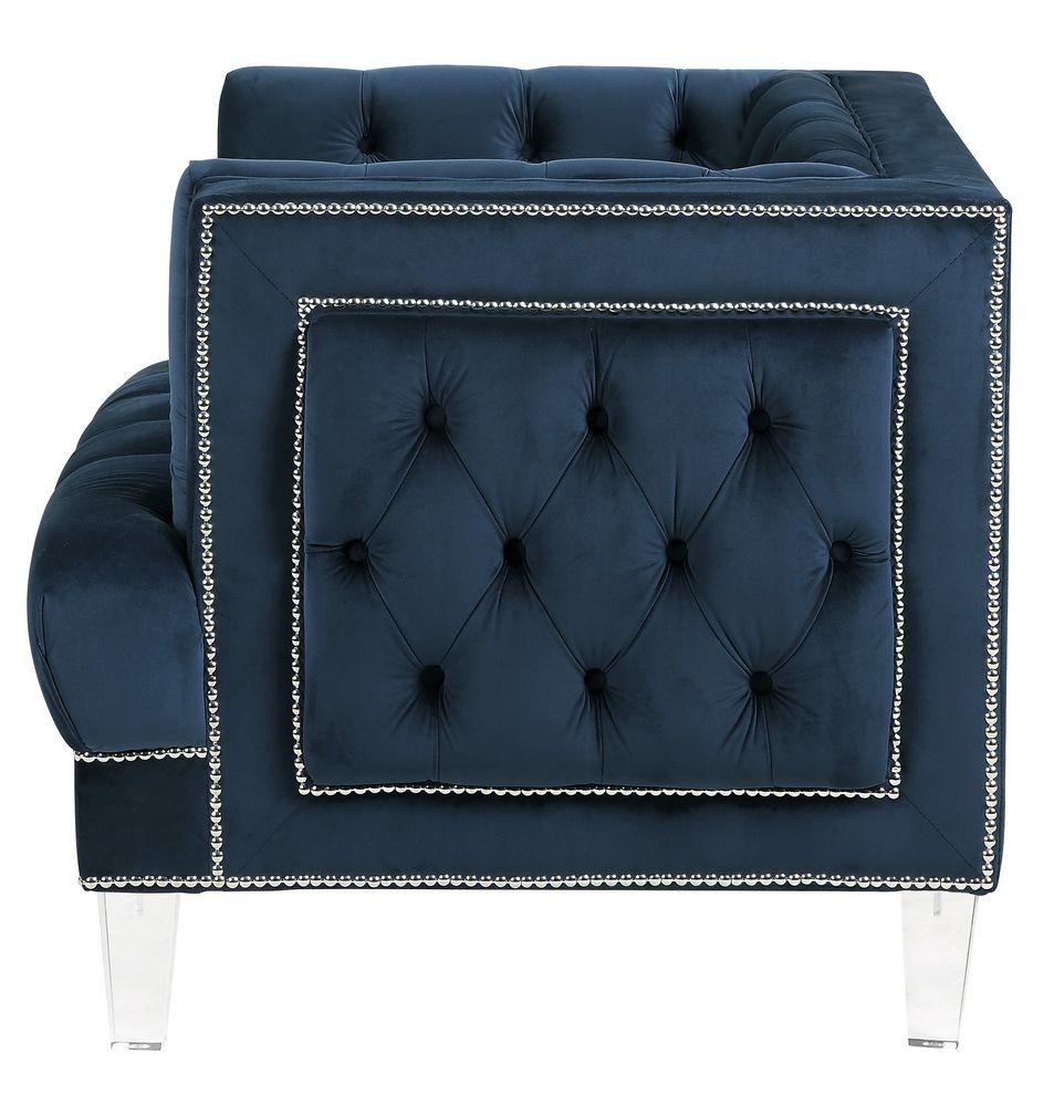 

                    
Acme Furniture Ansario Sofa Blue Velvet Purchase 
