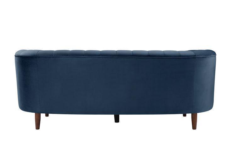 

                    
Acme Furniture Millephri Sofa and Loveseat Set Blue Velvet Purchase 
