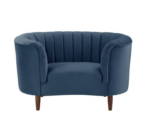 

    
 Order  Modern Blue Velvet Sofa + Loveseat + Chair by Acme Millephri LV00169-3pcs
