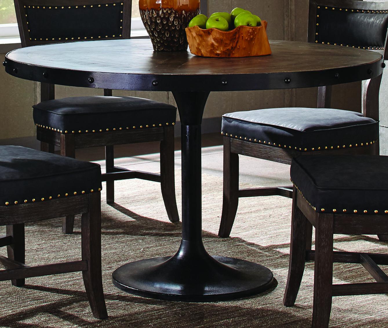 

    
Coaster Mayberry Dining Table Black/Brown 190321
