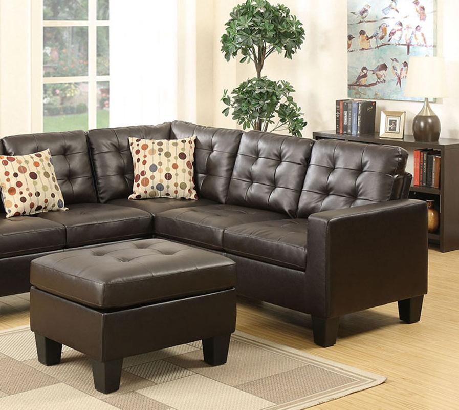 

    
Poundex Furniture F6934 4-Pcs Modular Sectional Brown F6934
