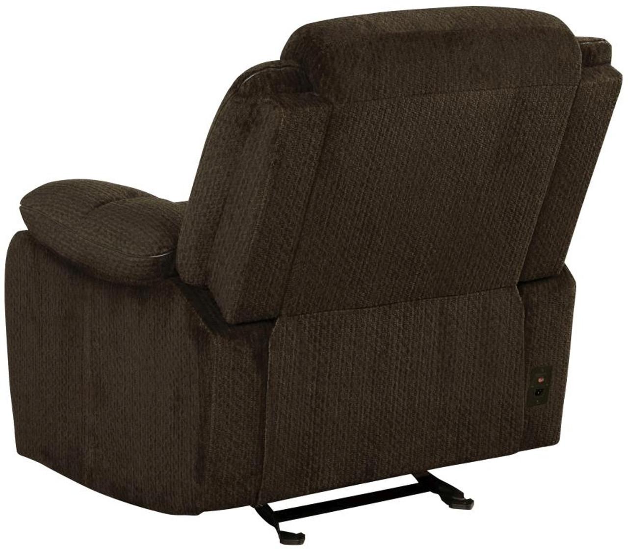 

                    
Buy Modern Brown Chenille Power Sofa Set 3pcs Coaster 610251P-S3 Jennings
