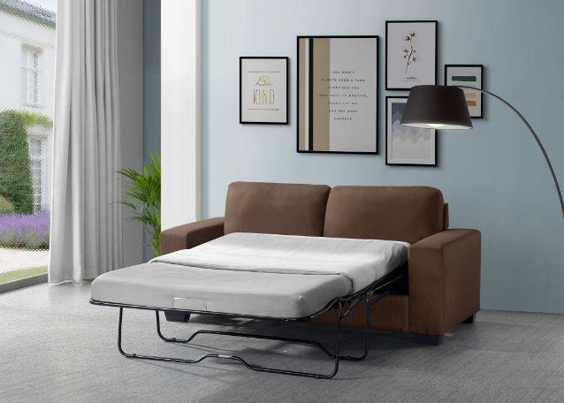 

                    
Buy Modern Brown Fabric Futon Sofa by Acme Zoilos 57210
