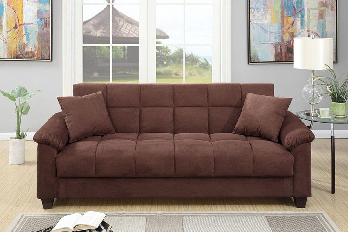 

    
Poundex Furniture F7889 Adjustable Sofa Brown F7889
