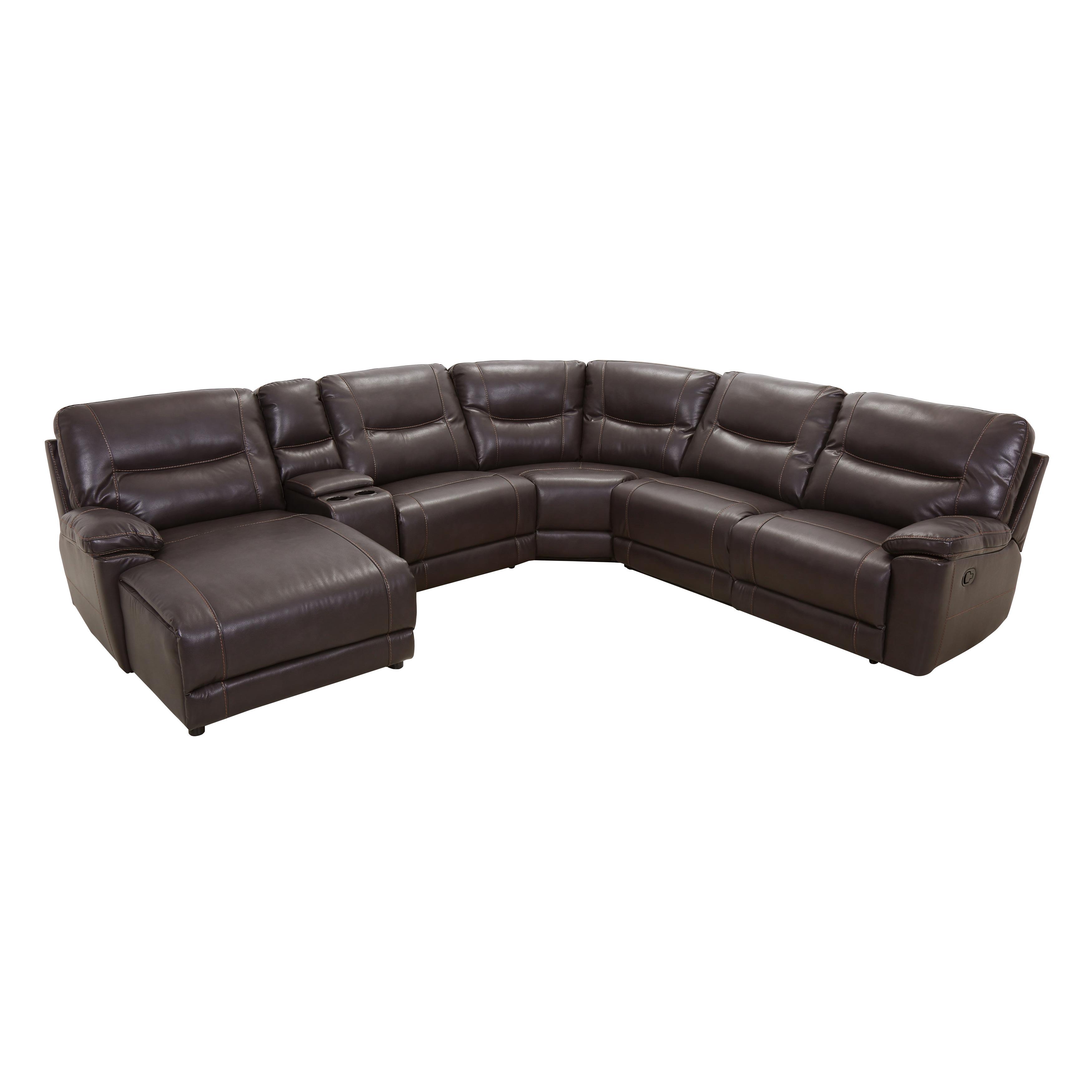 

    
Homelegance 8490*6LCRR Columbus Reclining Sectional Brown 8490*6LCRR

