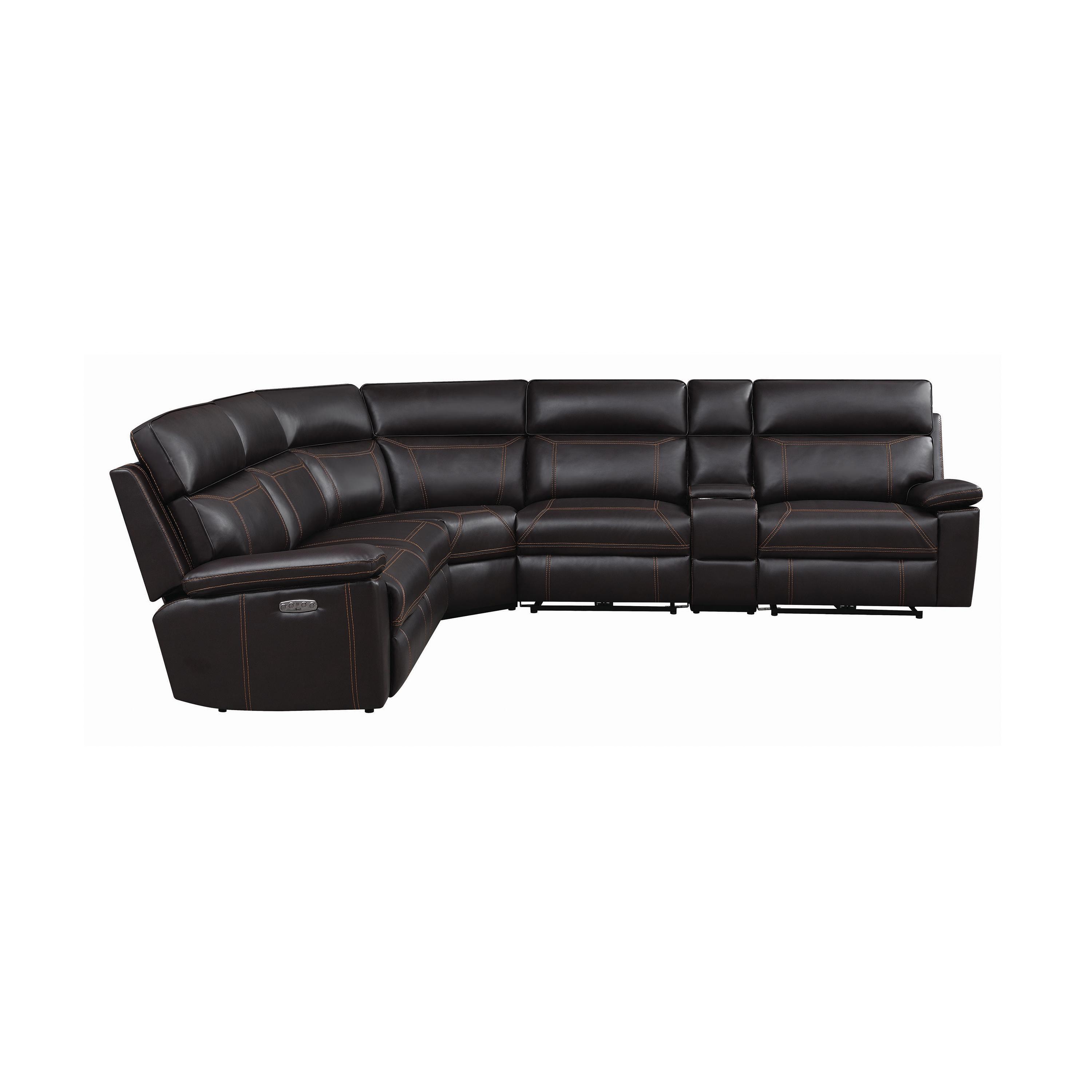 

    
Coaster 603290PP Albany Power Sectional Brown 603290PP
