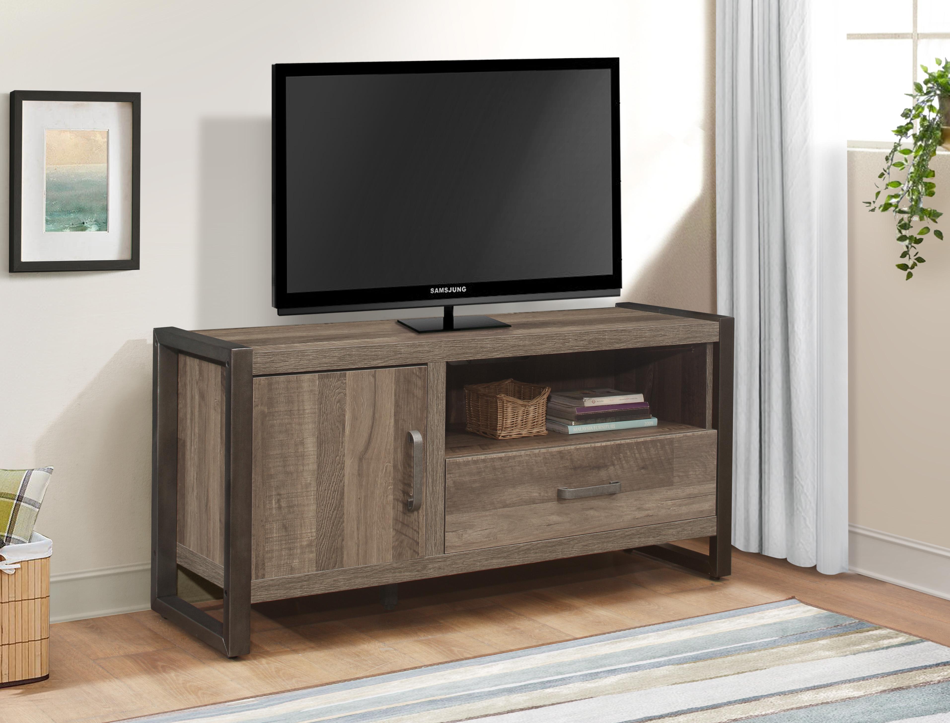 

                    
Homelegance 36060NM-51T Dogue TV Stand Gunmetal/Brown  Purchase 
