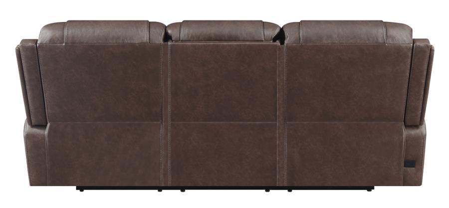 

                    
Buy Modern Brown Leatherette Power Sofa Set 2pcs Coaster 610201P-S2 Flamenco
