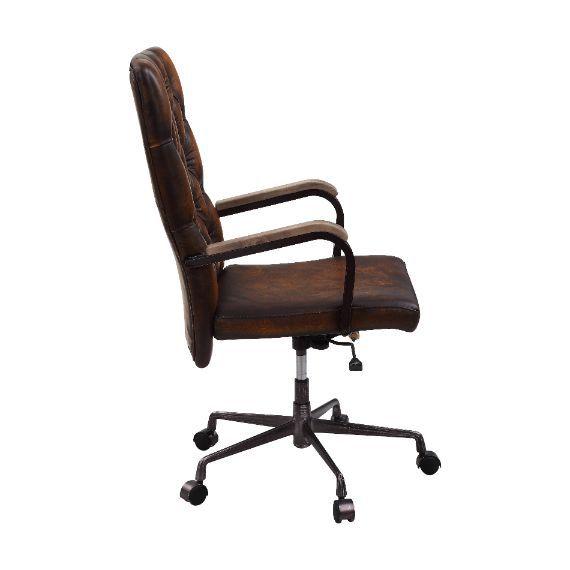 

                    
Acme Furniture Noknas Office Chair Brown Top grain leather Purchase 
