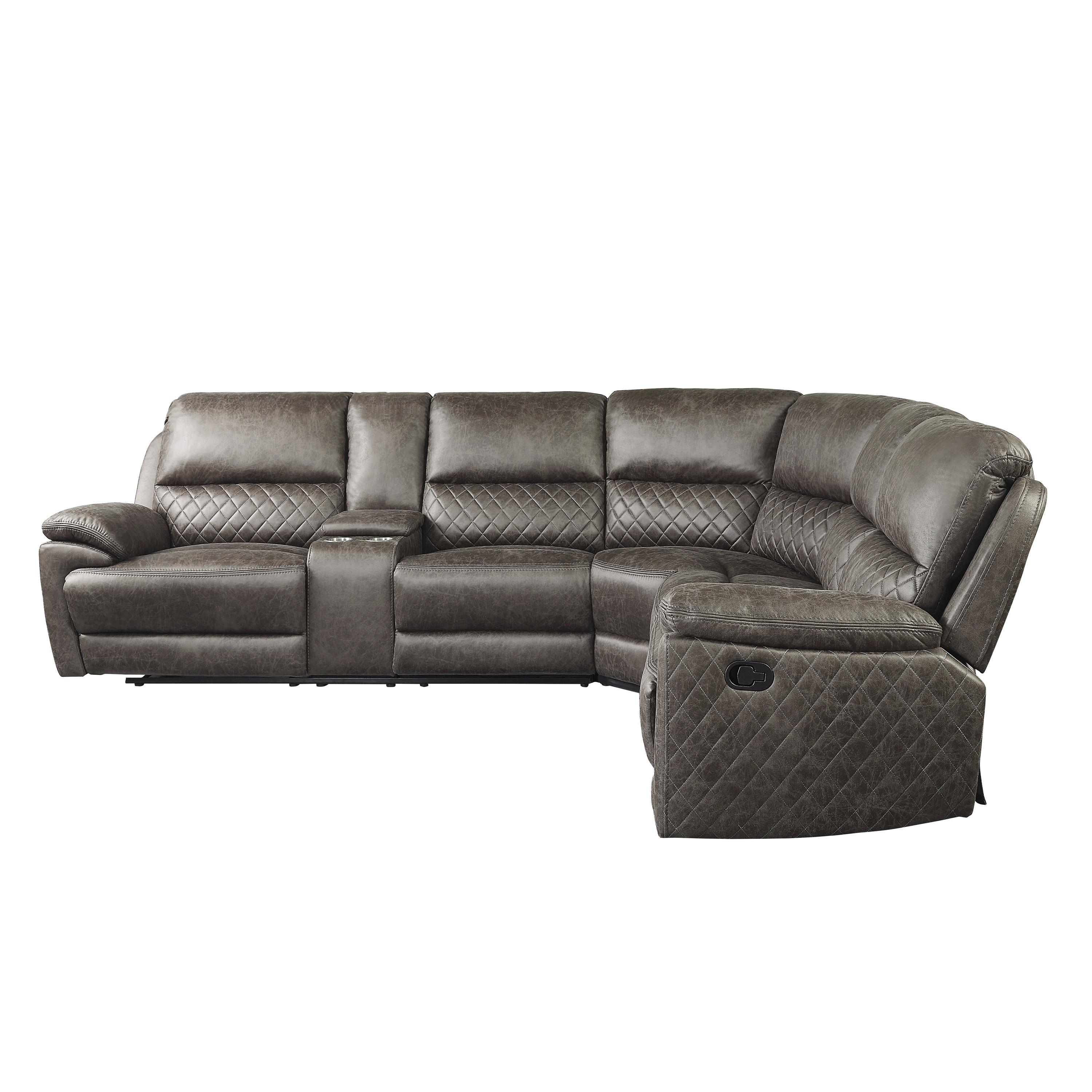 

    
Homelegance 9510*SC Knoxville Reclining Sectional Brown 9510*SC
