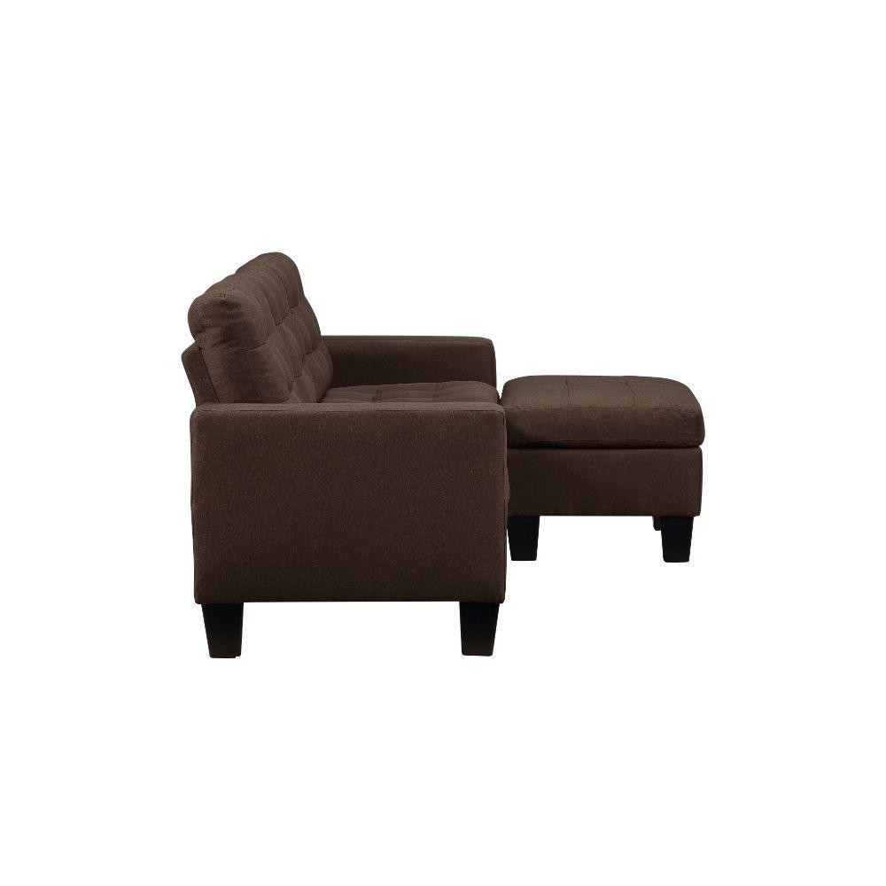 

    
Acme Furniture Earsom Sectional Sofa Brown 56655
