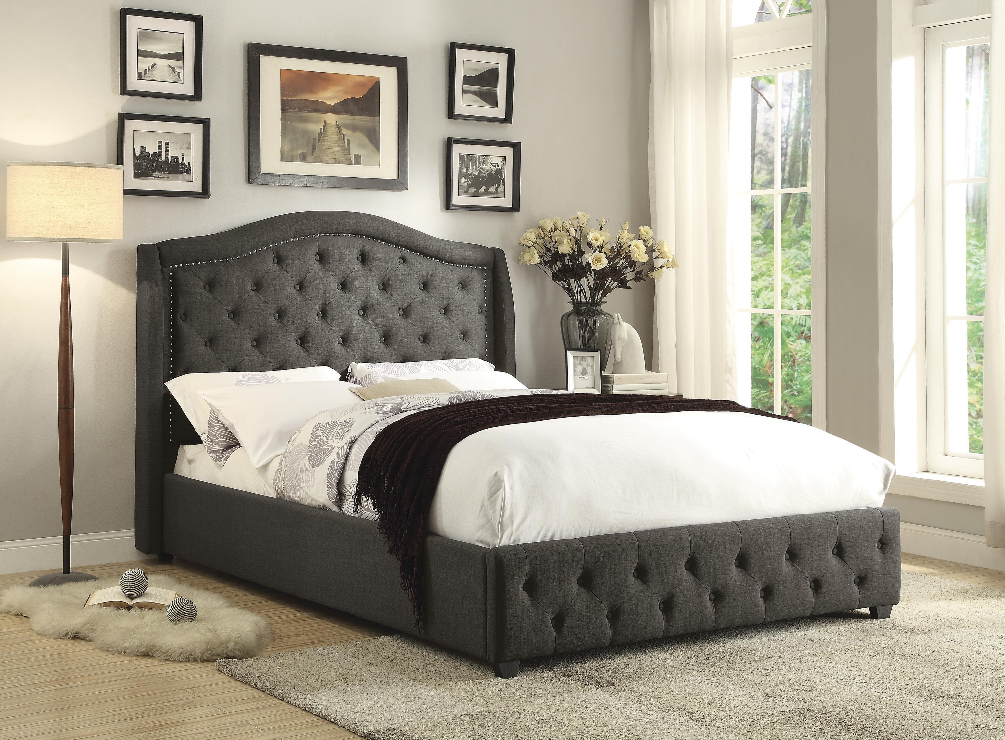 

                    
Homelegance 1882KN-1CK* Bryndle Bed Brown Polyester Purchase 
