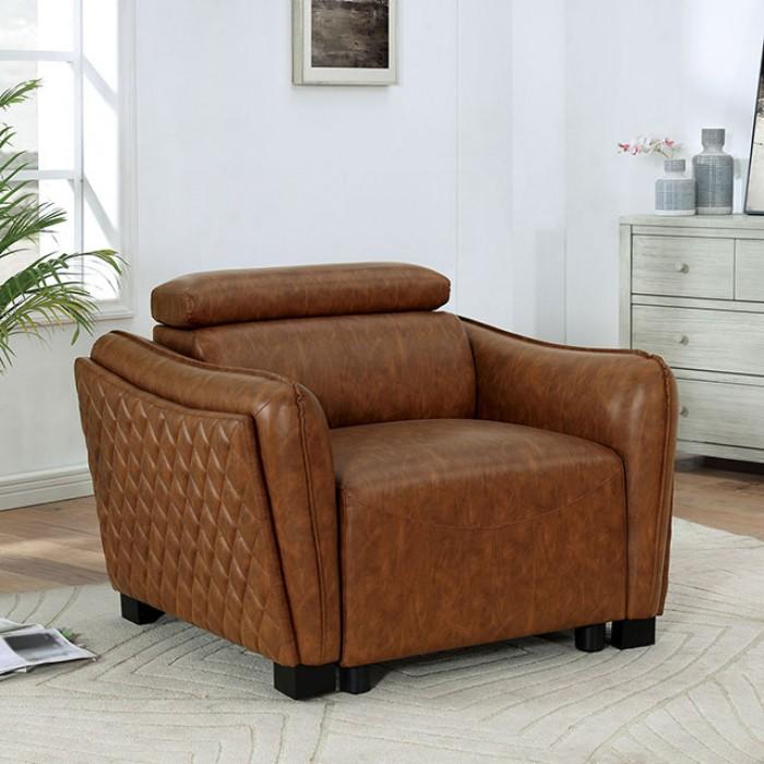 Modern Chair Holmestrand Chair FOA6484BR-CH-C FOA6484BR-CH-C in Brown Leatherette