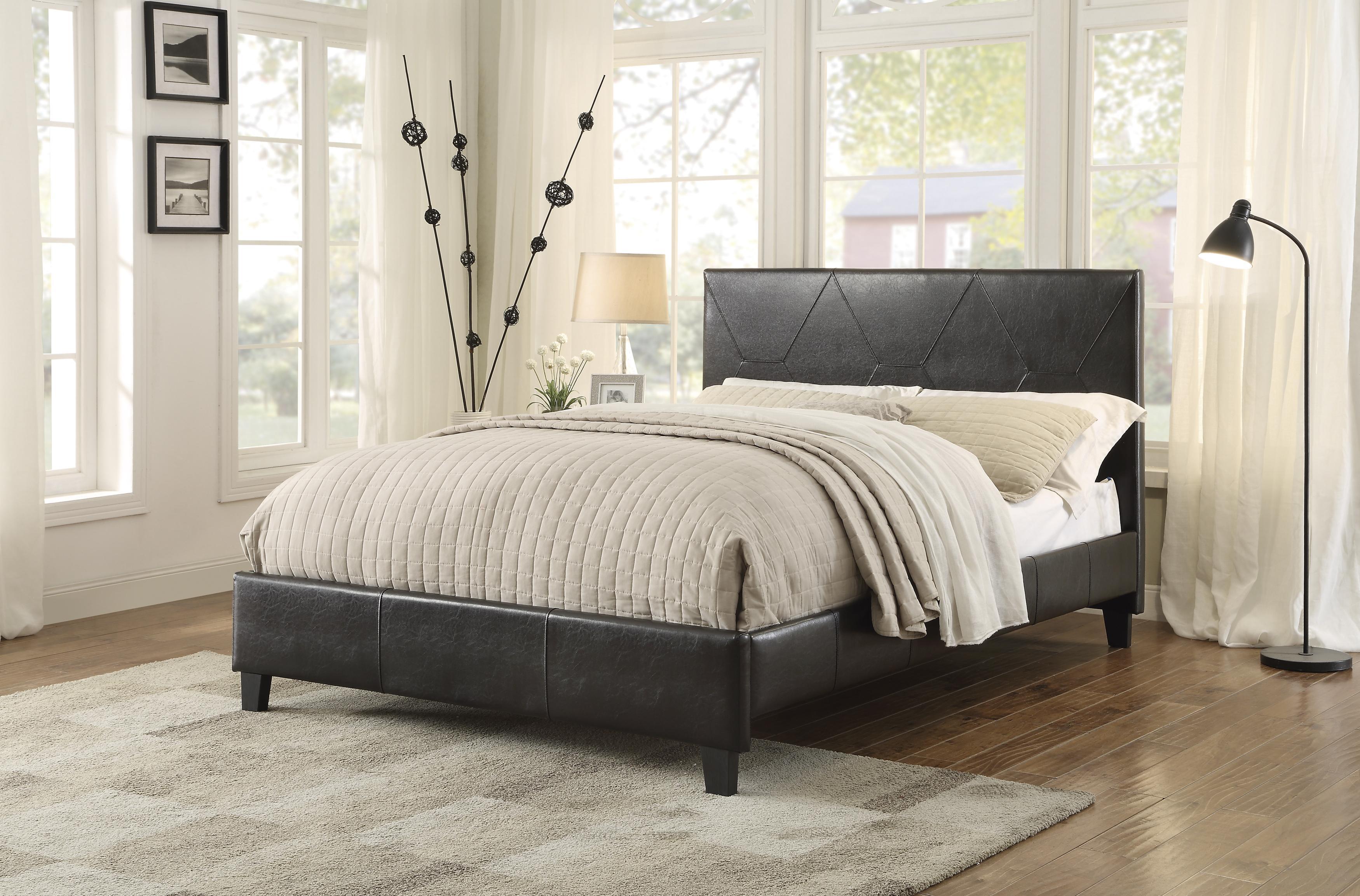 

                    
Homelegance 1881PU-1* DeLeon Bed Brown Polyester Purchase 
