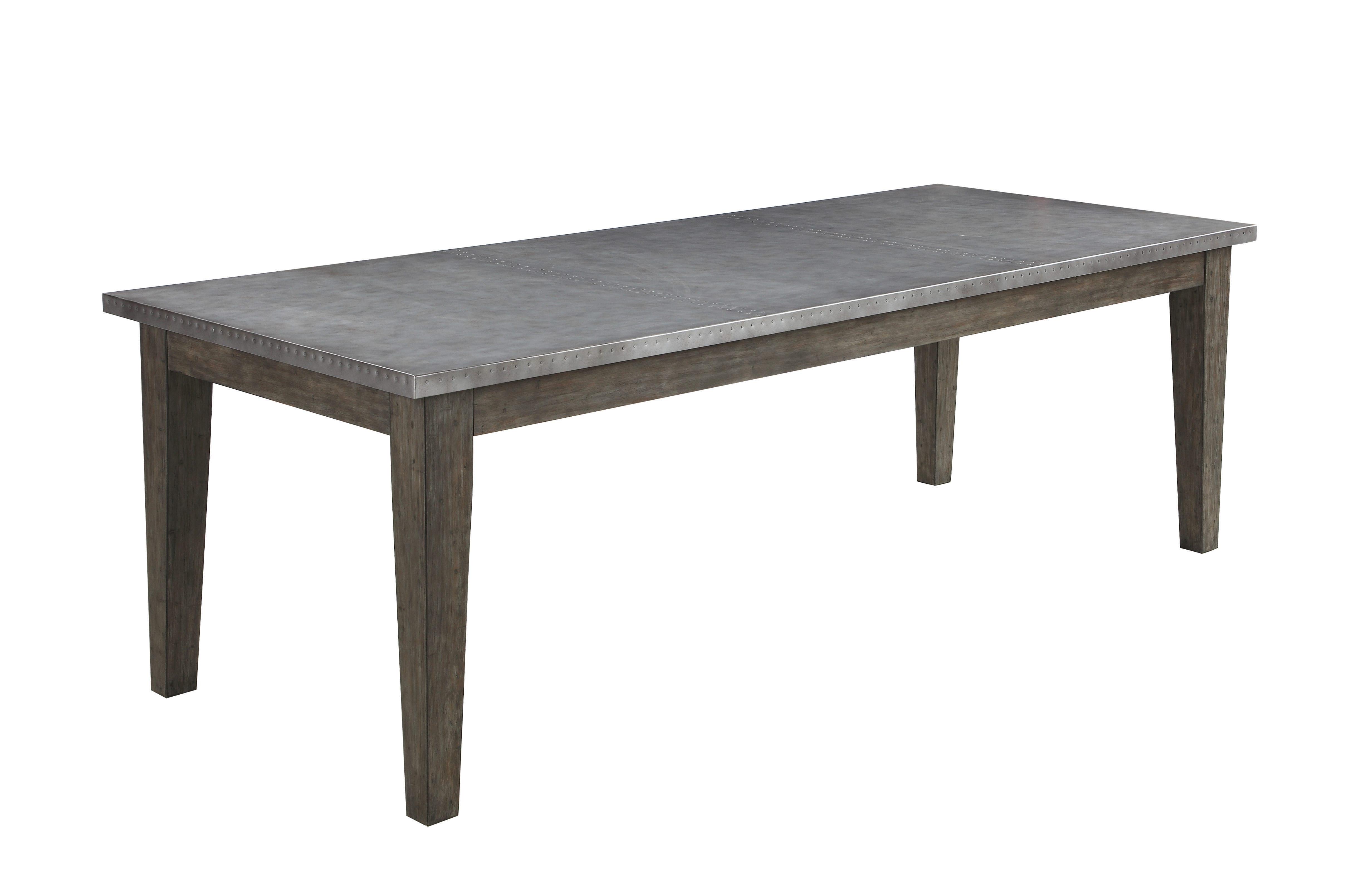 Modern Dining Table Davenport 107941 in Brown 