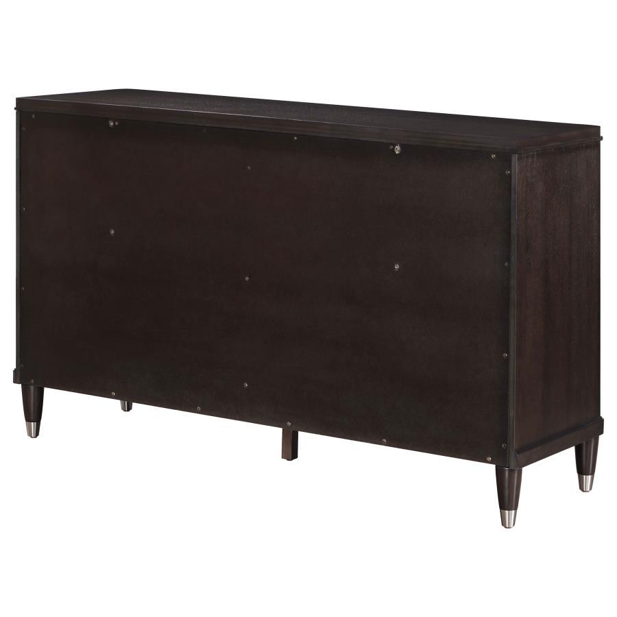 

    
 Order  Modern Brown Wood Dresser With Mirror 2PCS Coaster Emberlyn 223063
