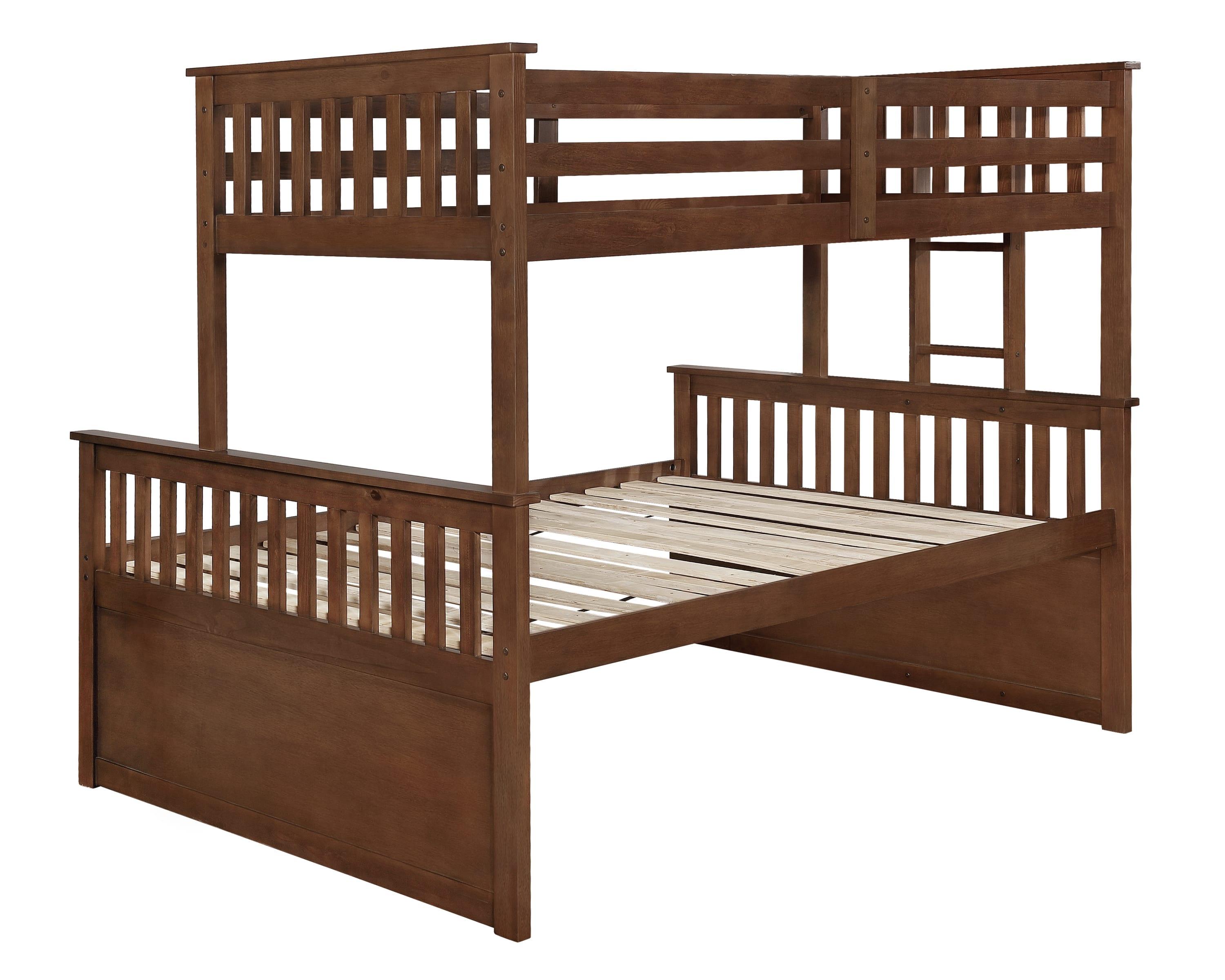 Modern Bunk Bed Atkin 461147 in Brown 