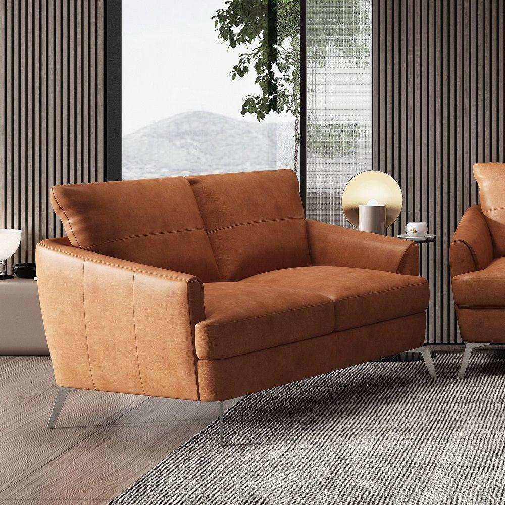 Modern Loveseat Safi LV00217 LV00217 in Cappuccino Leather