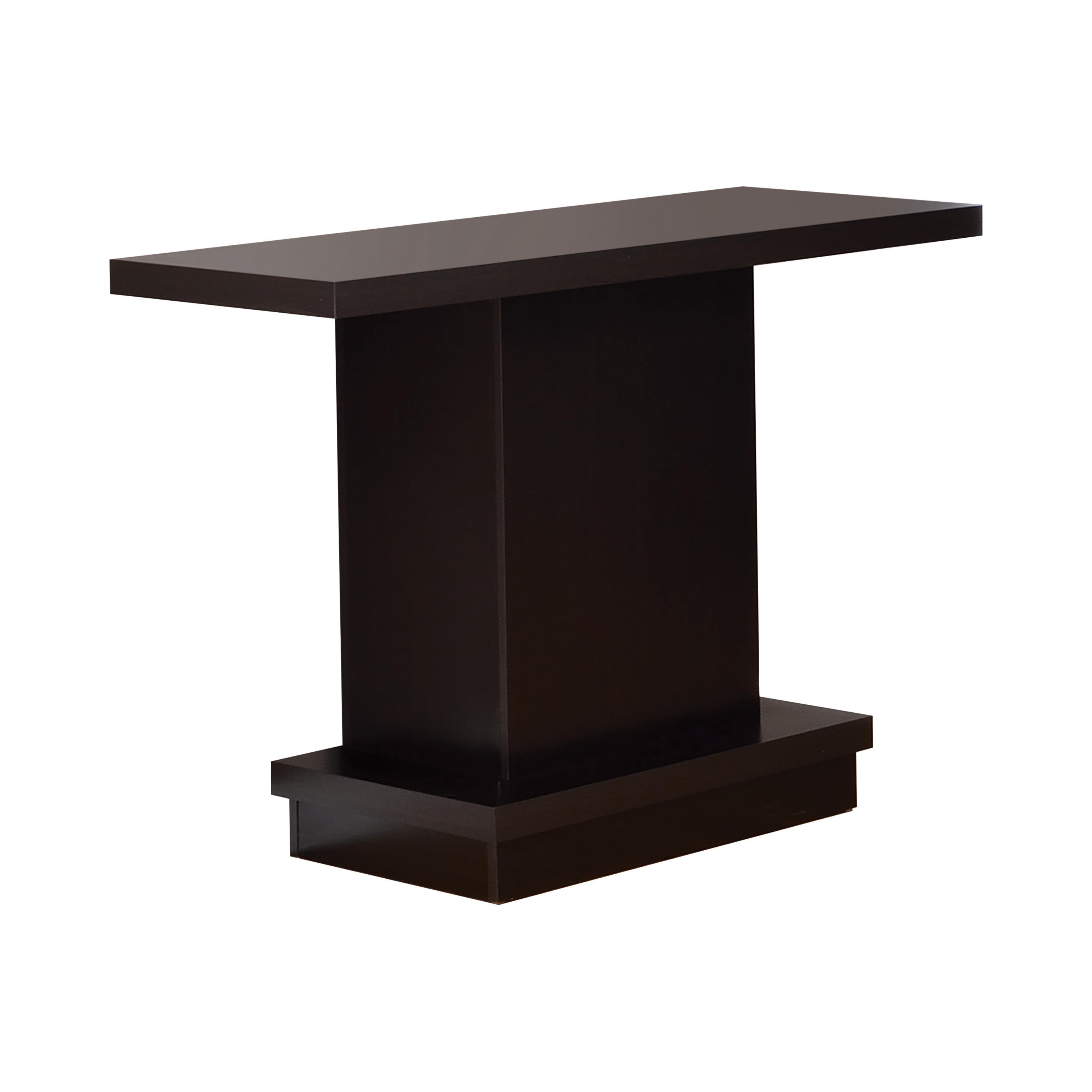 

    
Modern Cappuccino Wood Sofa Table Coaster 705169
