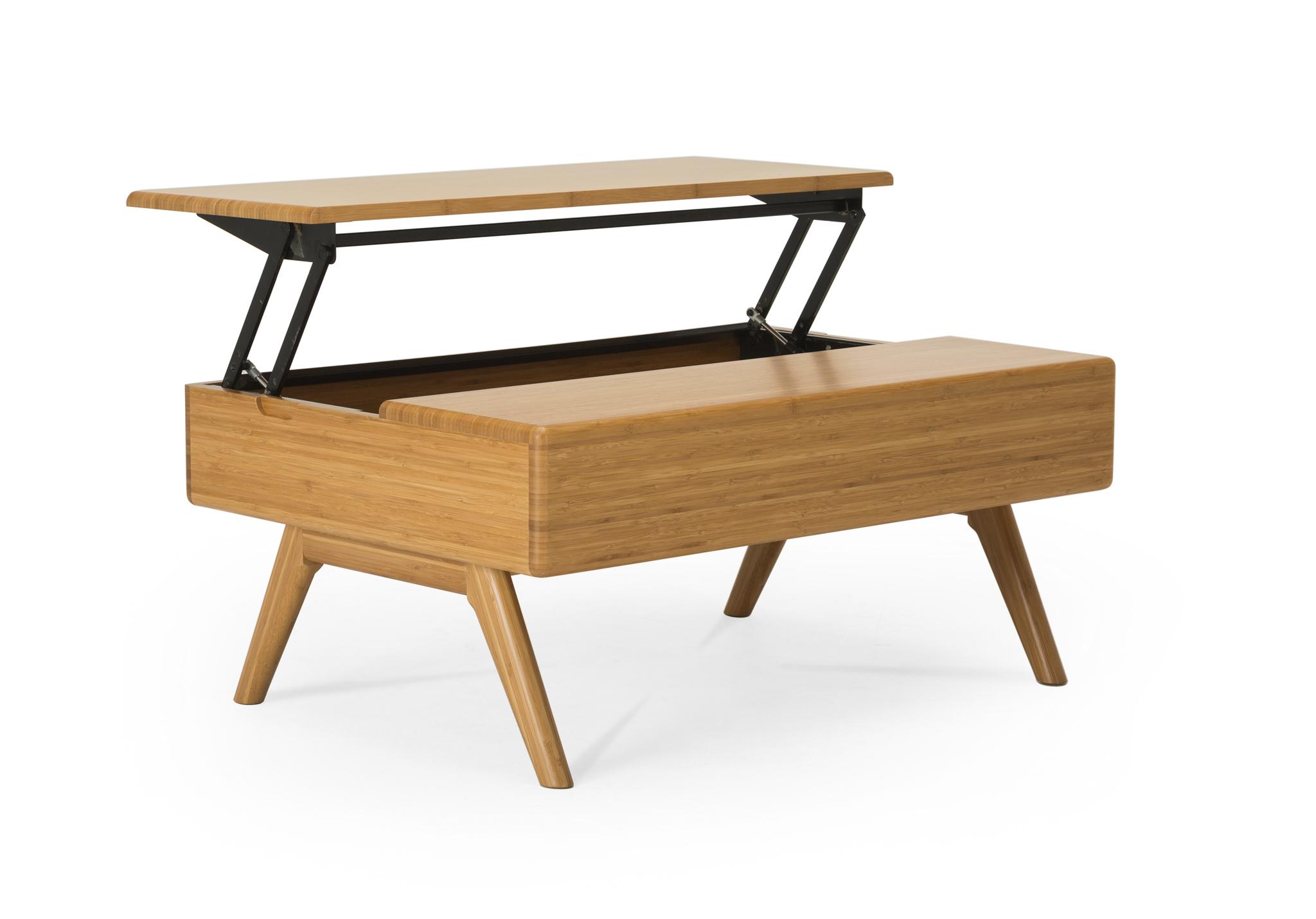

    
Bamboo Lift Top Coffee Table Caramelized Modern Rhody by Greenington
