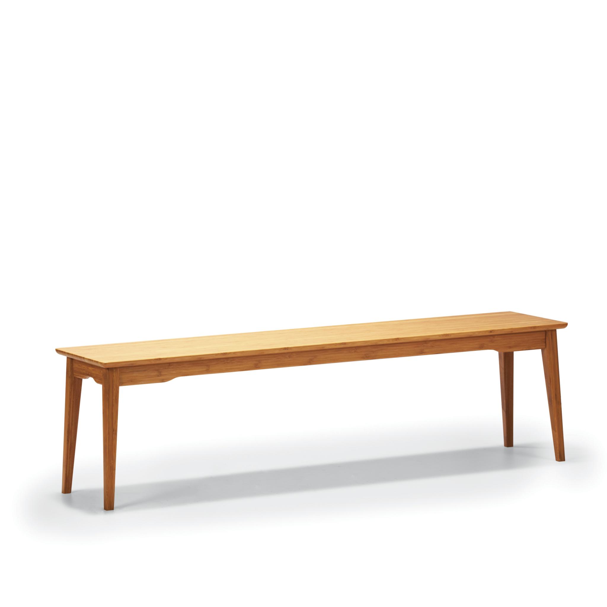 

    
Long Dining Bench Caramelized Bamboo Modern Currant by Greenington
