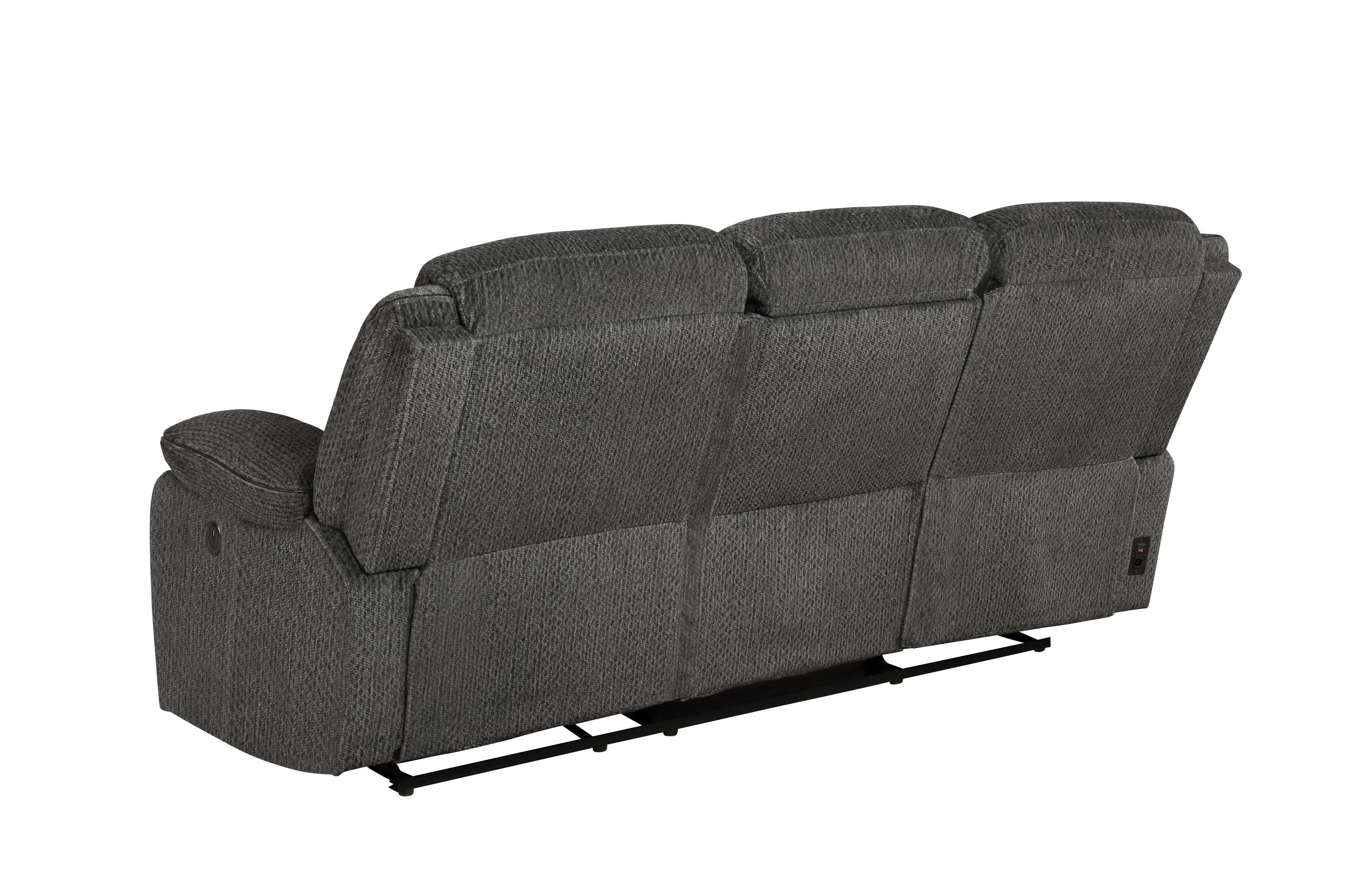 

                    
Buy Modern Charcoal Chenille Power Sofa Set 2pcs Coaster 610254P-S2 Jennings
