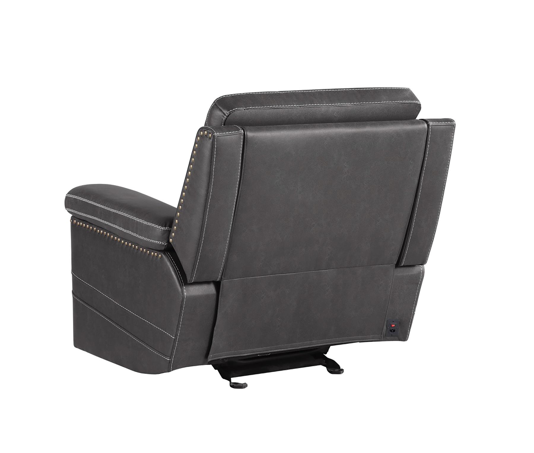 

    
603516PP Modern Charcoal Faux Suede Power Recliner Coaster 603516PP Wixom
