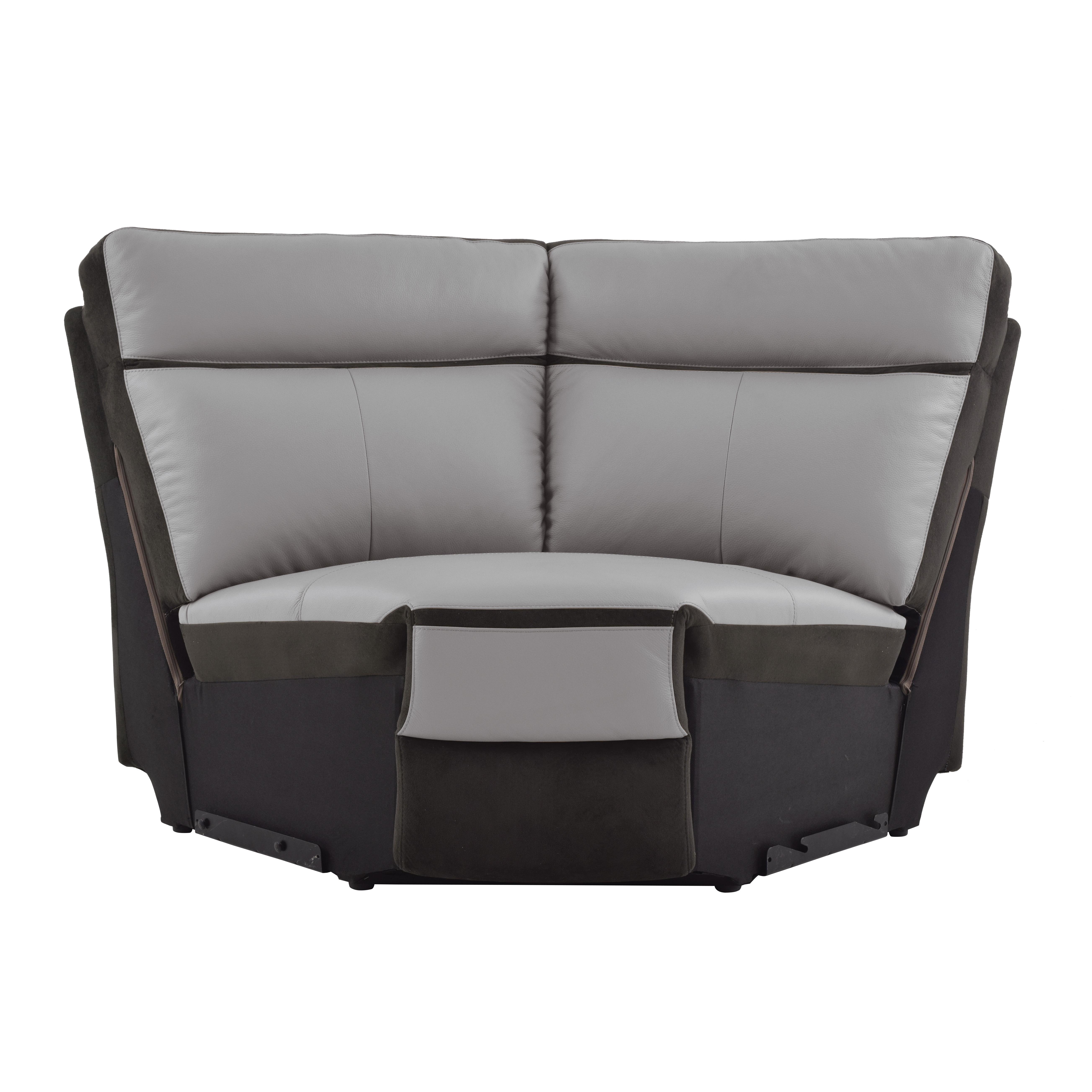 

                    
Homelegance 8318*5C1PW Laertes Power Reclining Sectional Charcoal Top grain leather Purchase 
