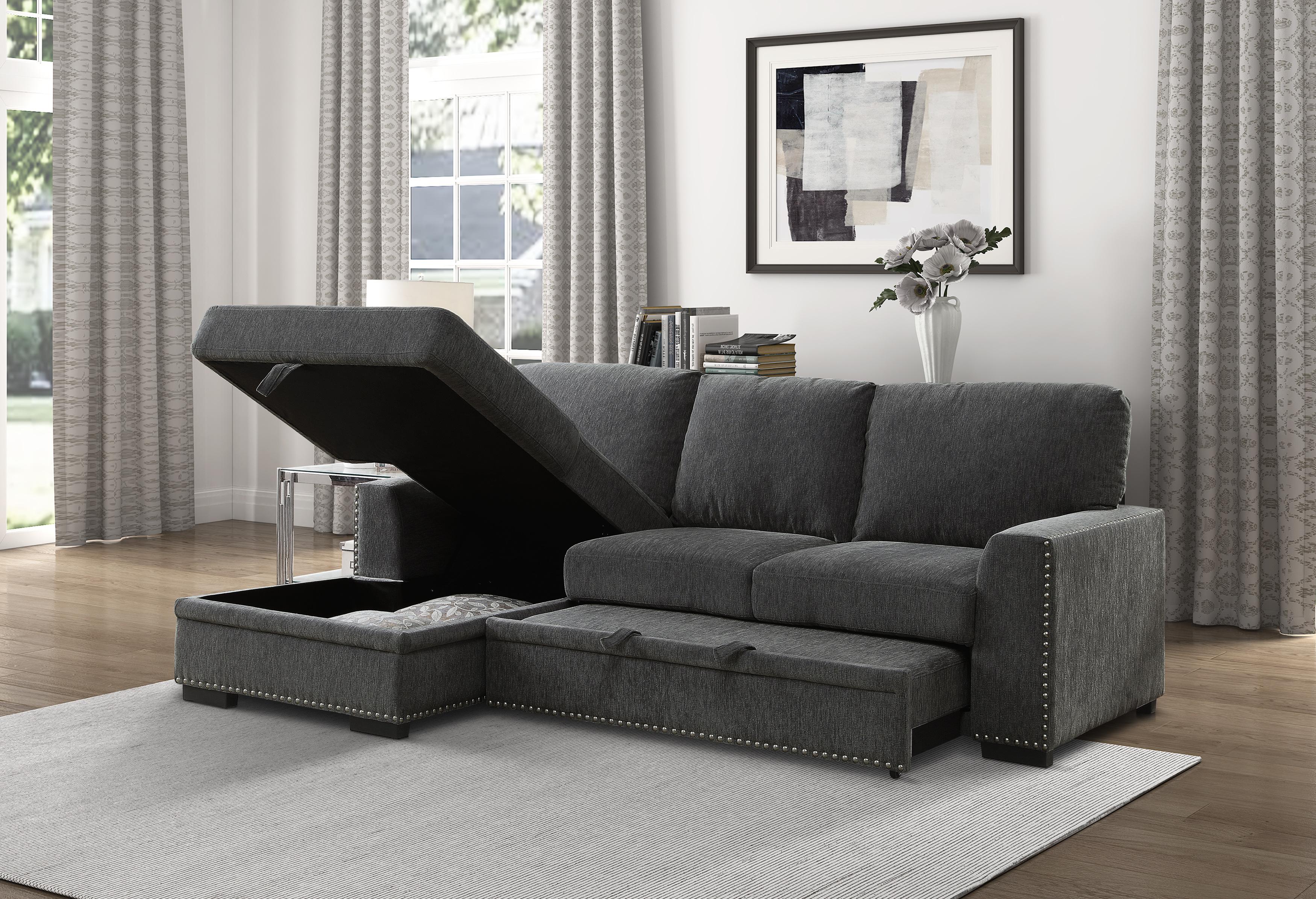 

                    
Buy Modern Charcoal Solid Wood LHC 2-Piece Sectional Homelegance 9468CC*2LC2R Morelia

