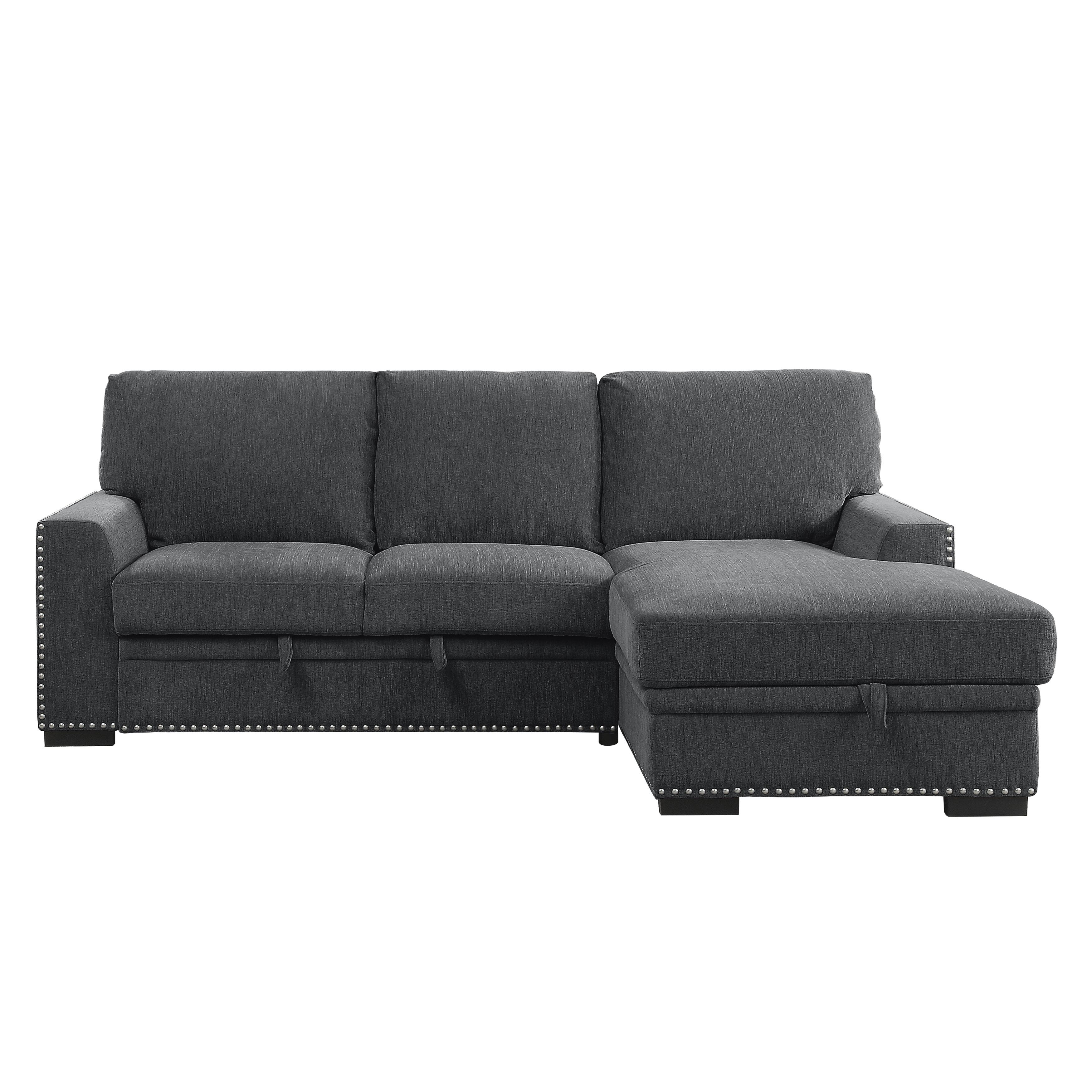 

    
Modern Charcoal Solid Wood RHC 2-Piece Sectional Homelegance 9468CC*2RC2L Morelia
