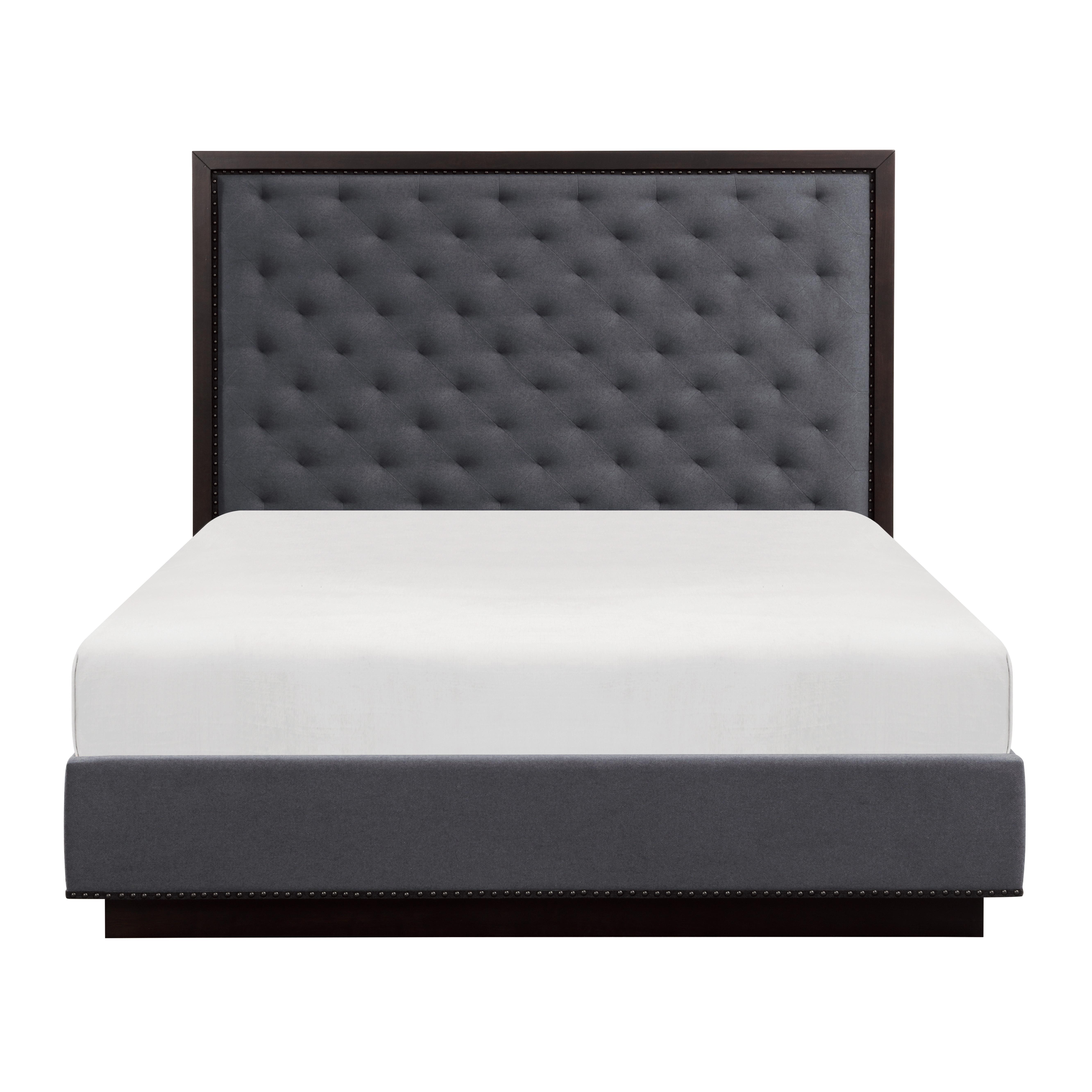 

    
Modern Charcoal Wood King Bed Homelegance 5424K-1EK* Larchmont
