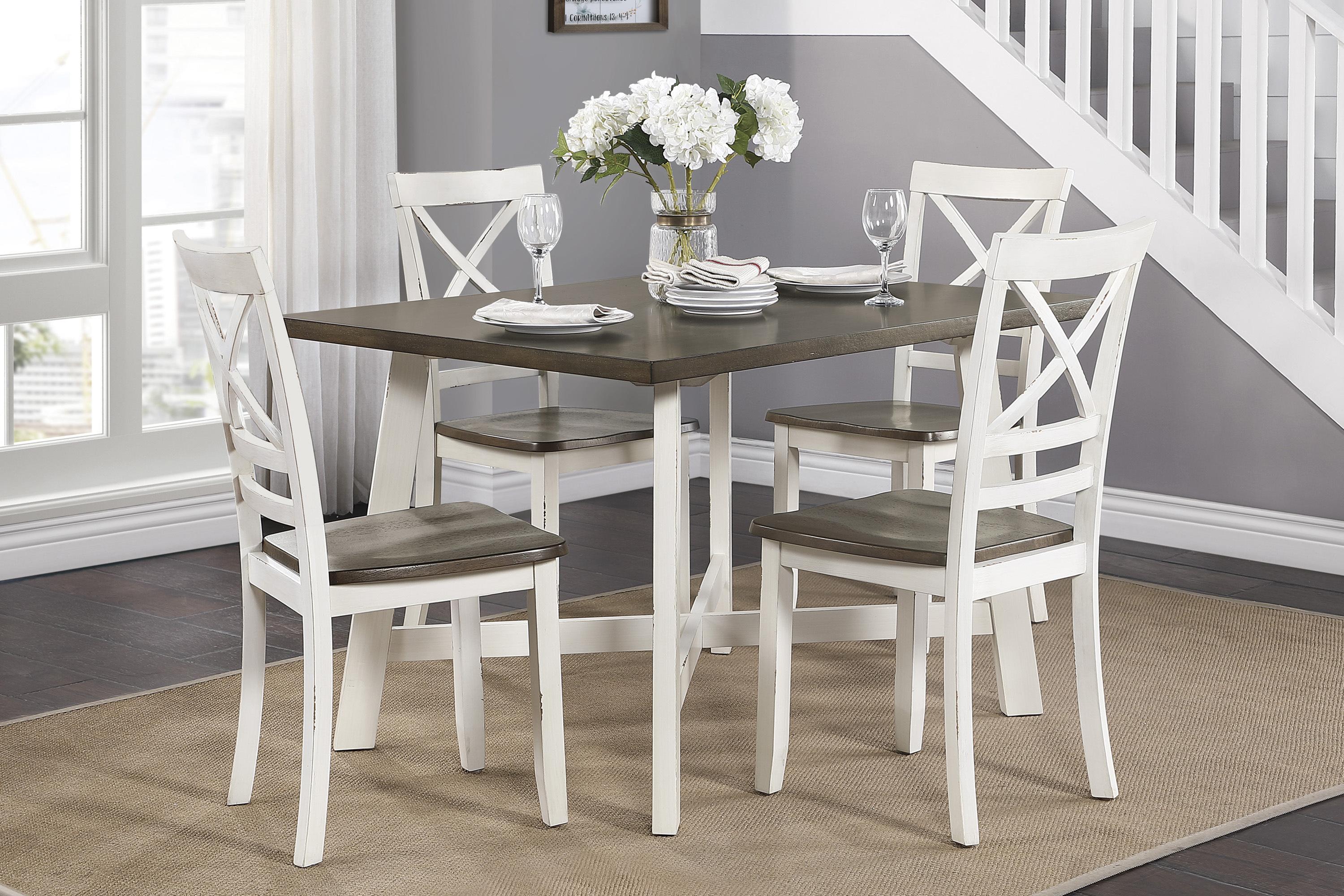 

    
5777WH Troy Dining Room Set
