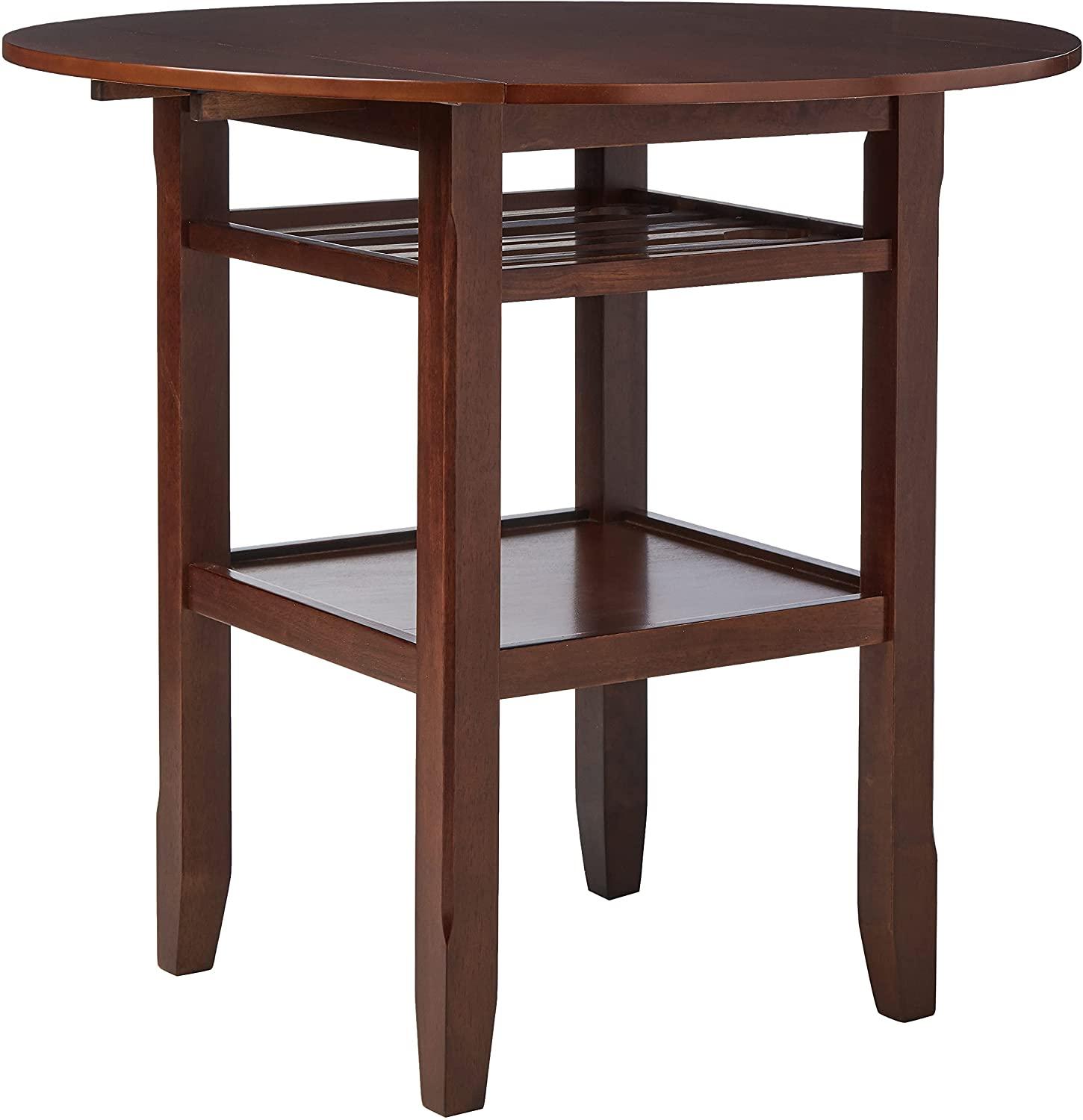 Modern Counter Height Table Tartys 72535 in Cherry 