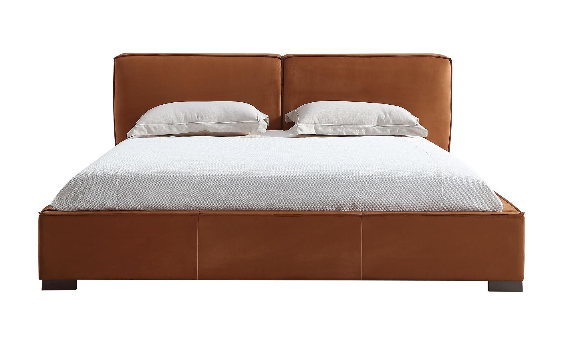 

        
J&M Furniture Serene King Bed 18665-K Panel Bed Chestnut Eco-suede 54789366659879
