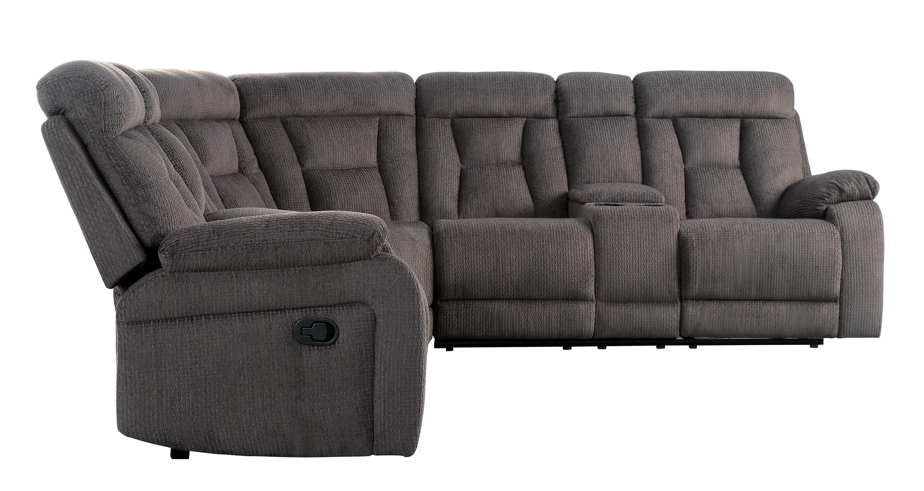 

                    
Homelegance 9914CH*SC Rosnay Reclining Sectional Chocolate Chenille Purchase 
