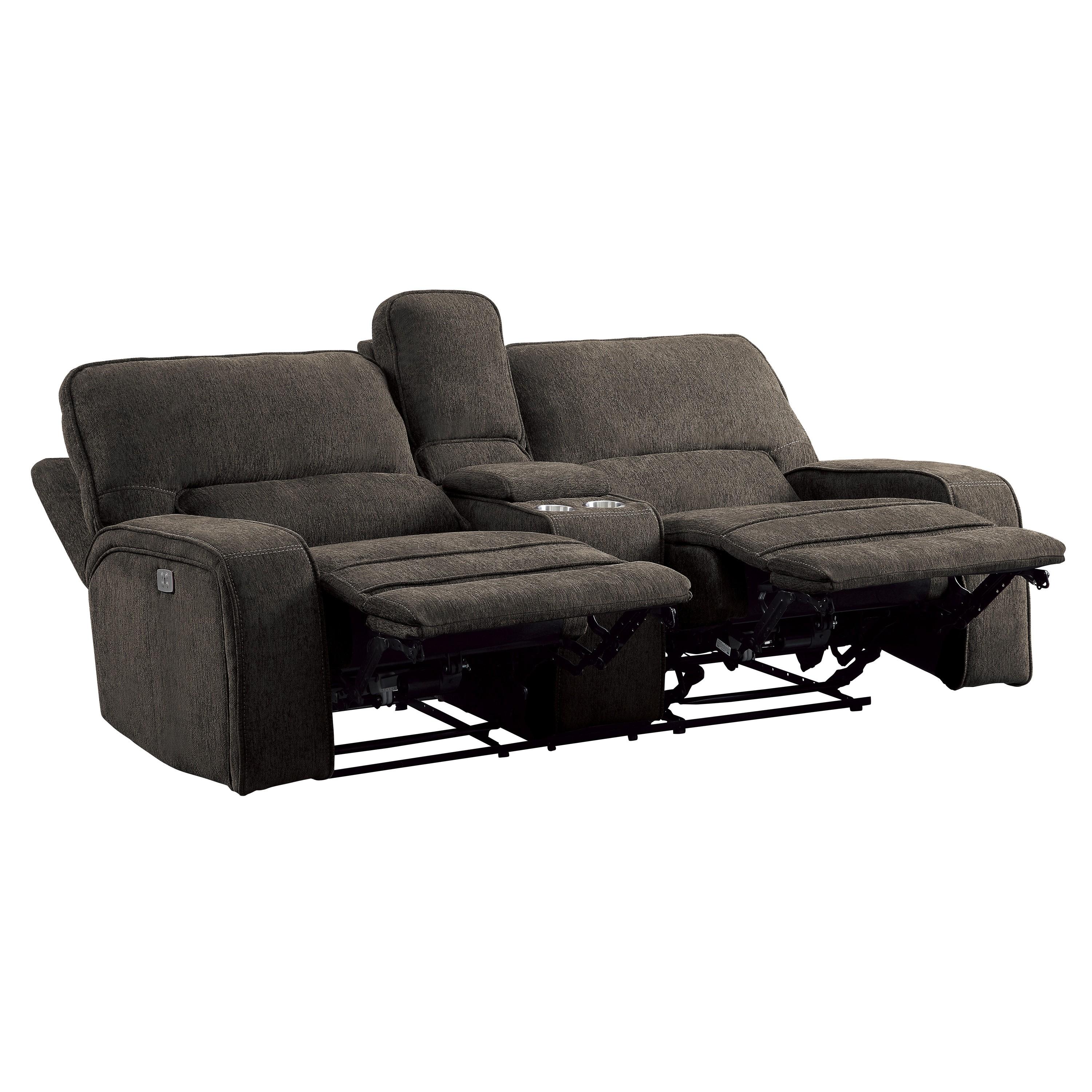 

    
Homelegance 9849CH-2PWH Borneo Power Reclining Loveseat Chocolate 9849CH-2PWH
