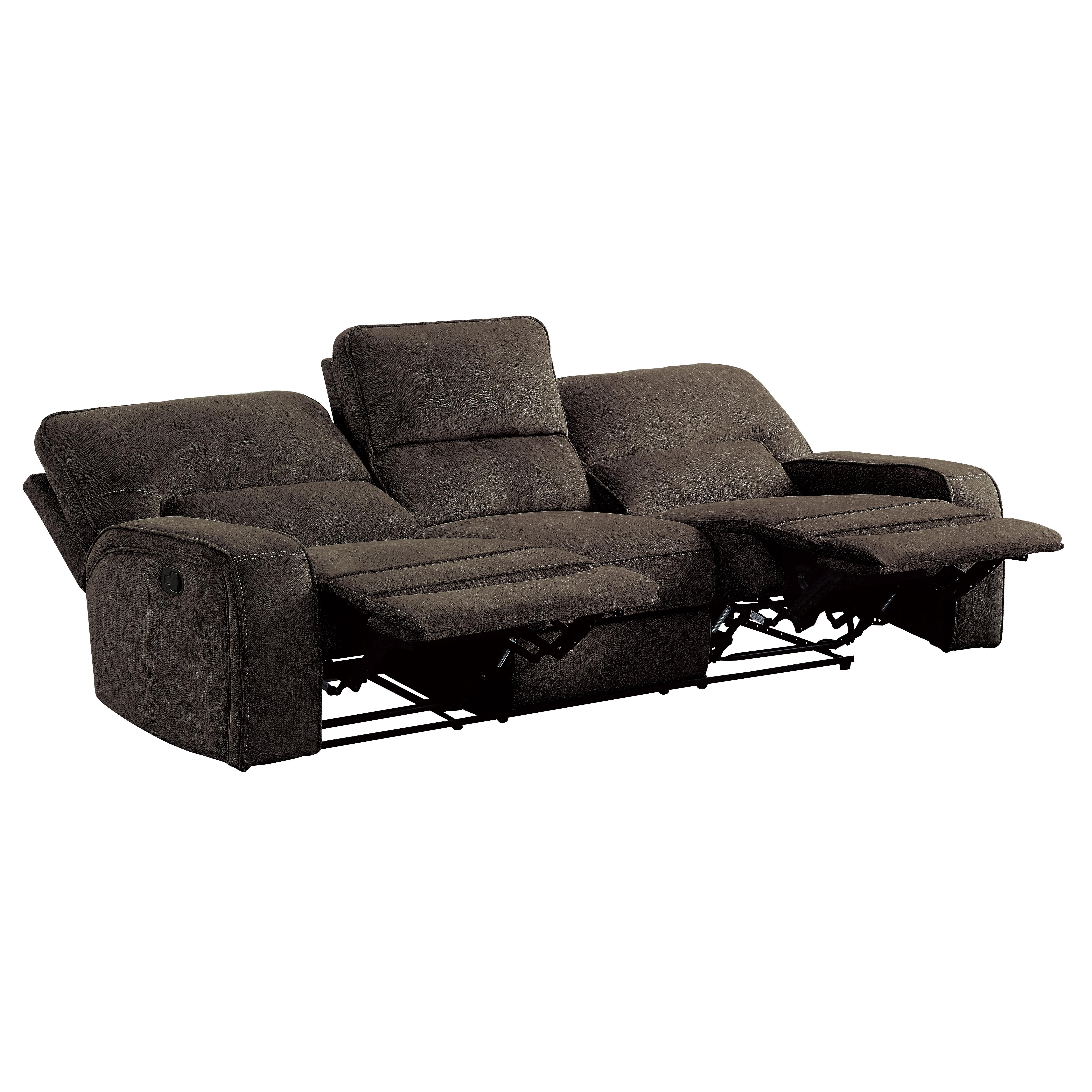 

                    
Homelegance 9849CH-2PC Borneo Reclining Set Chocolate Chenille Purchase 
