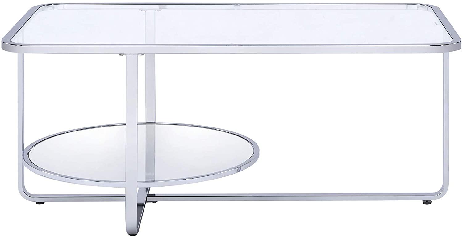 

    
Acme Furniture Hollo Coffee Table End Table Sofa Table Chrome 83930-3pcs
