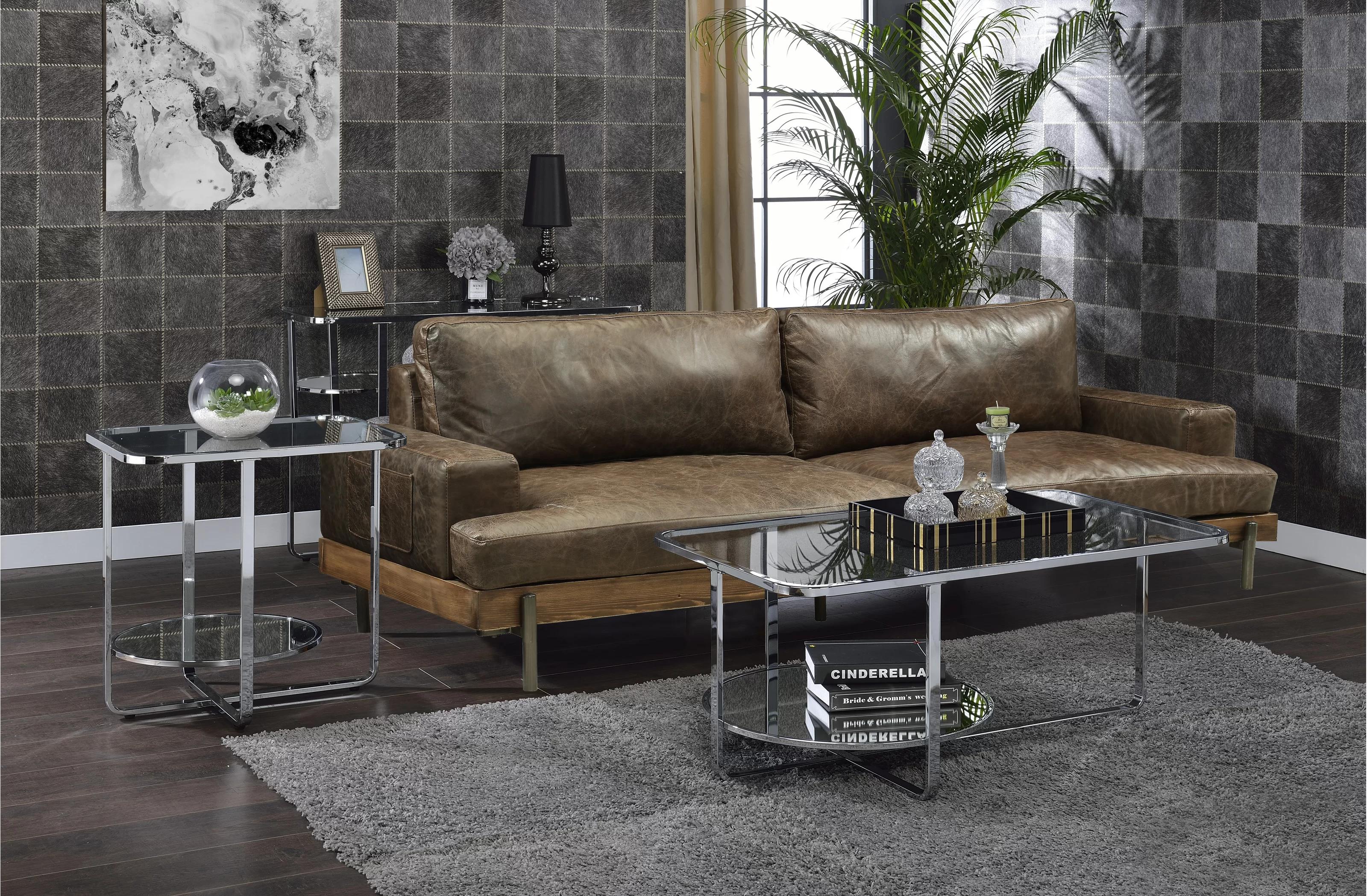 

    
Acme Furniture Hollo Sofa Table Chrome 83934
