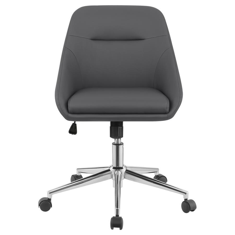 Modern Office Chair 801422 801422 in Gray Leatherette
